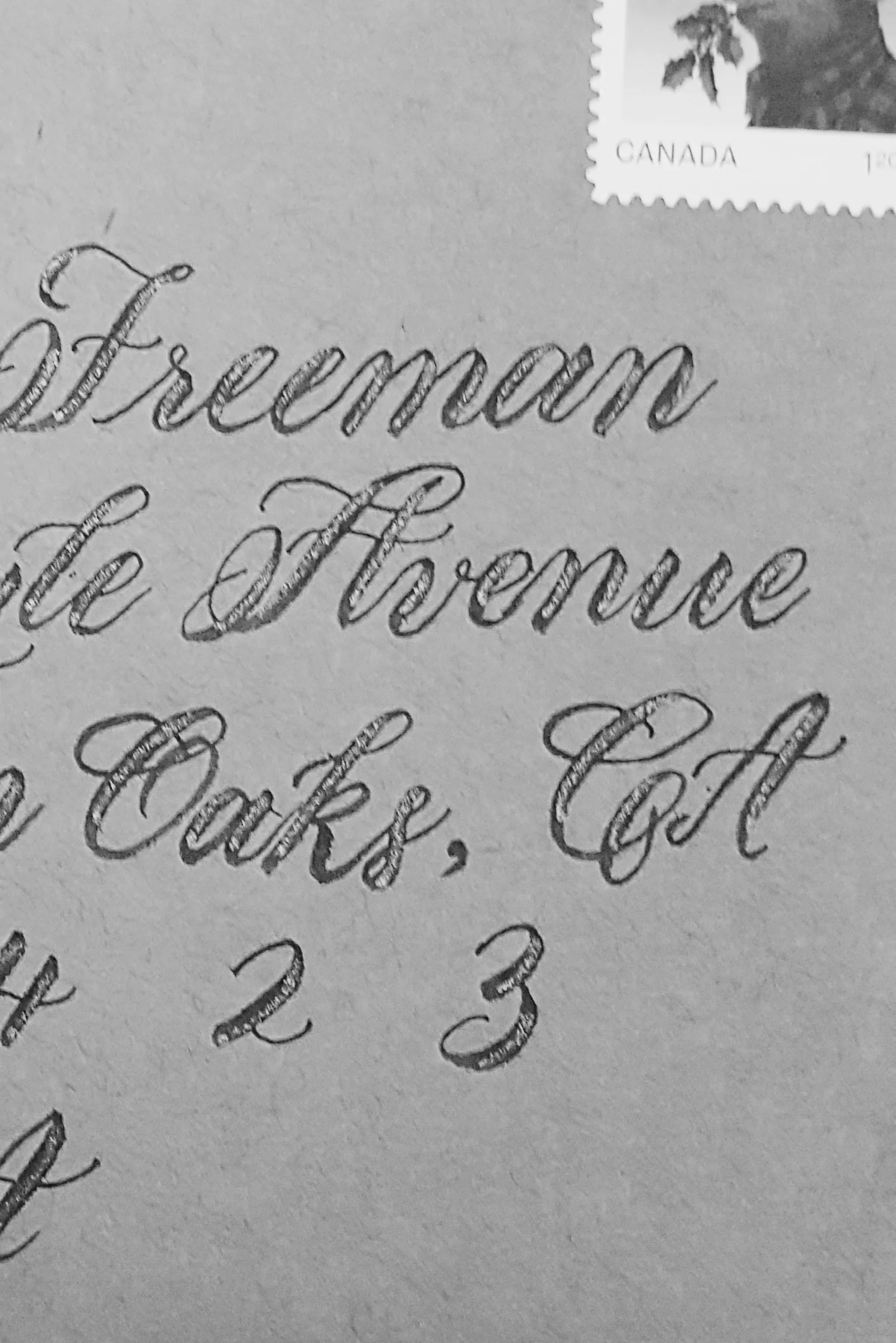 Brush pen calligraphy
