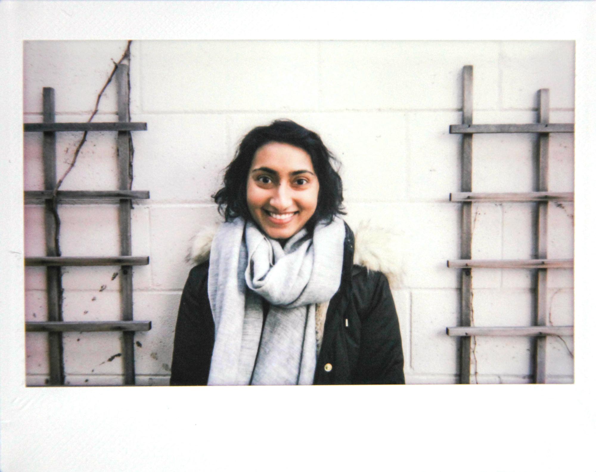 polaroid from my interview. happy face!
