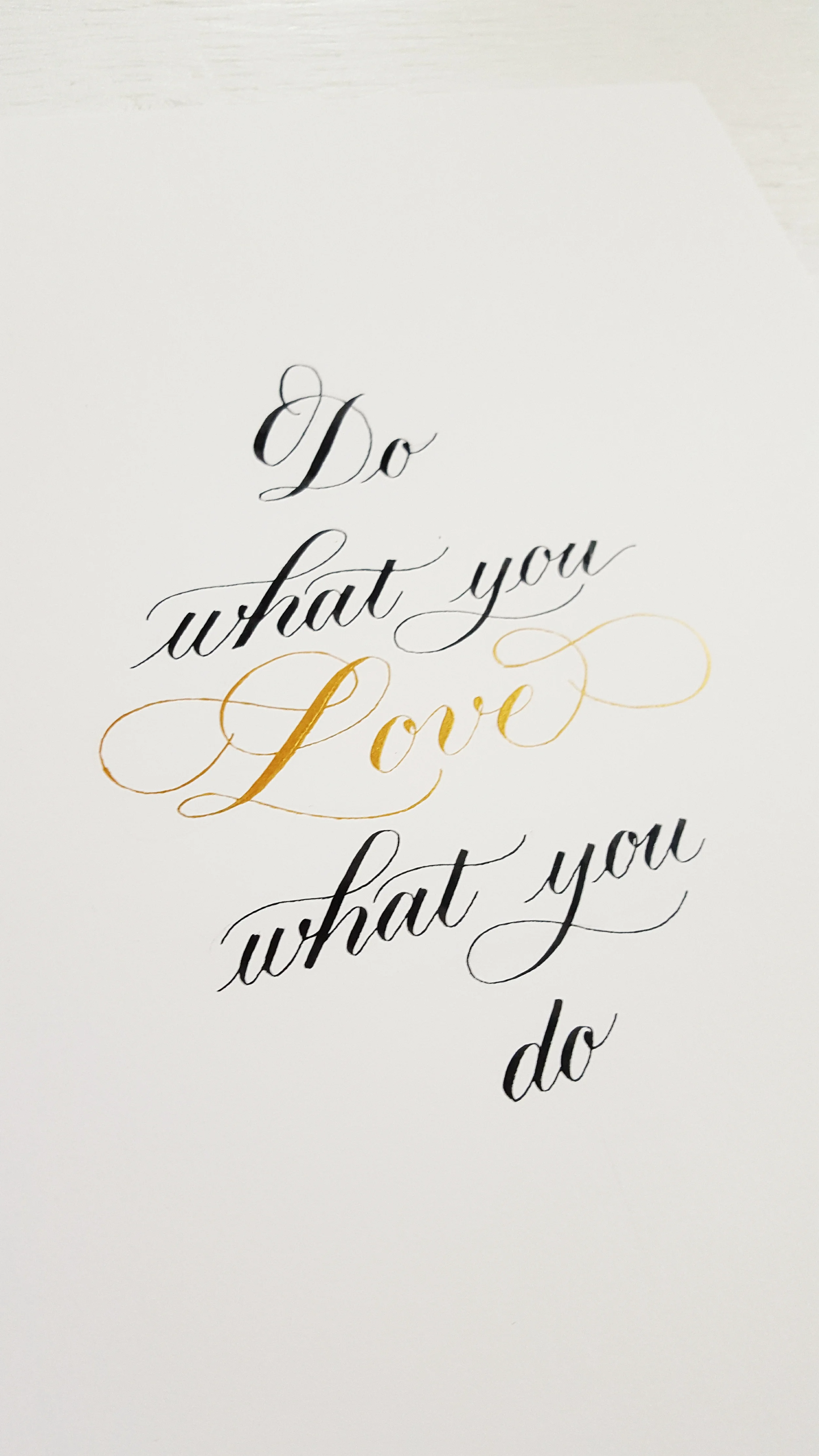 Calligraphy Quote