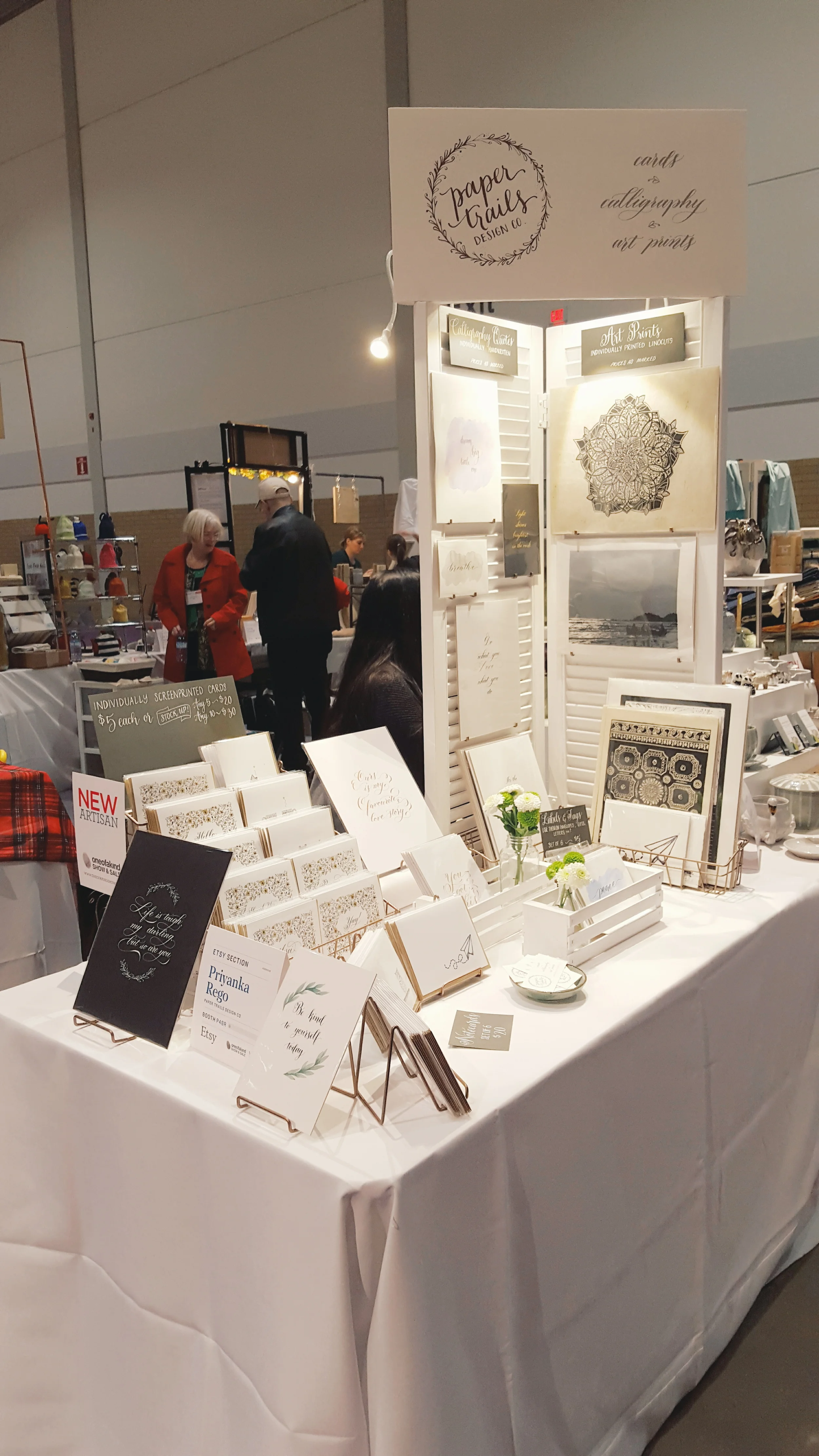 All set up and ready to go on Day 1