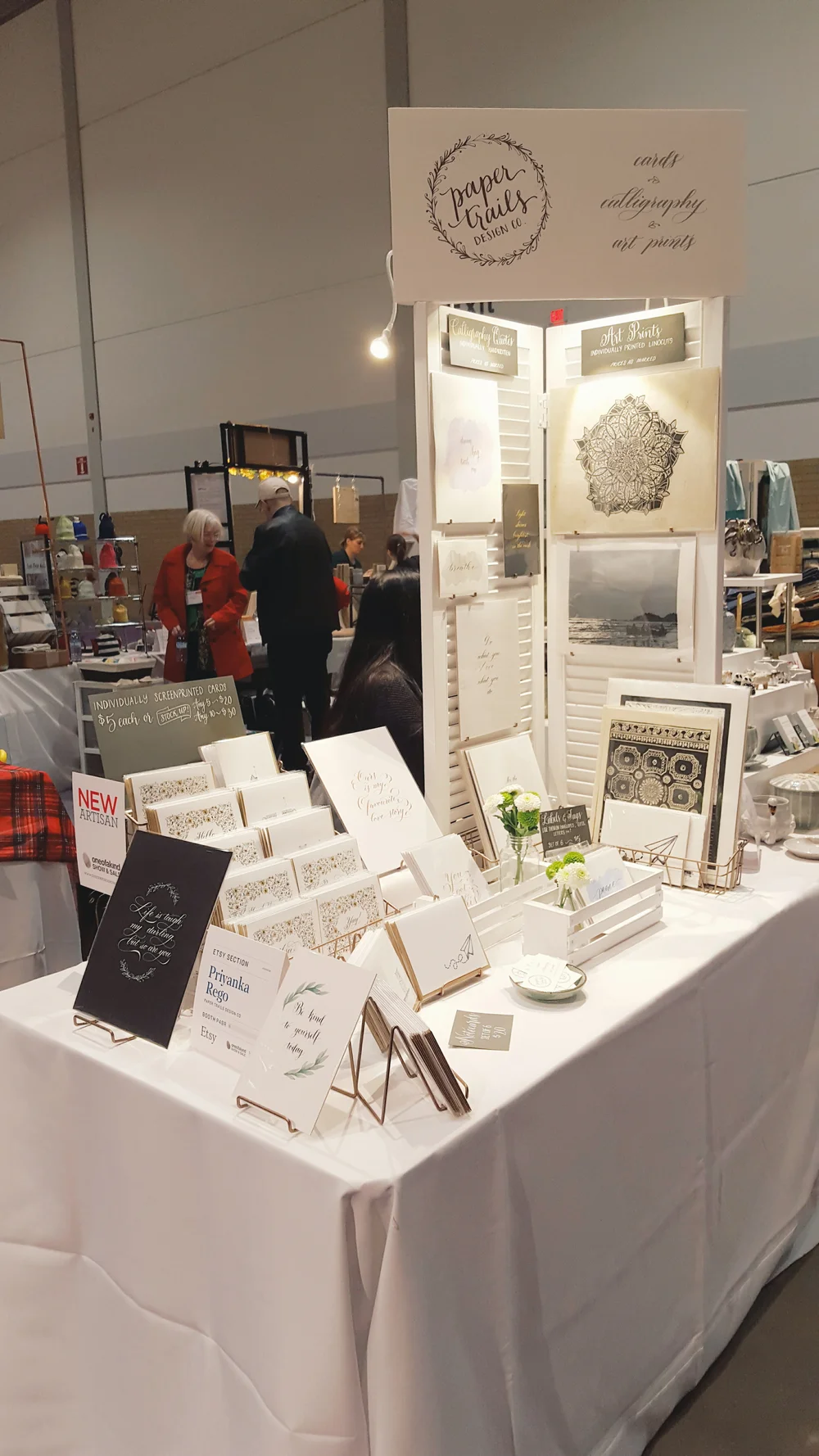 All set up and ready to go on Day 1