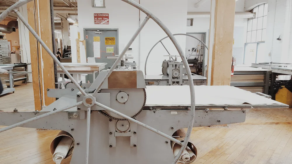  Beautiful large presses in the studio 