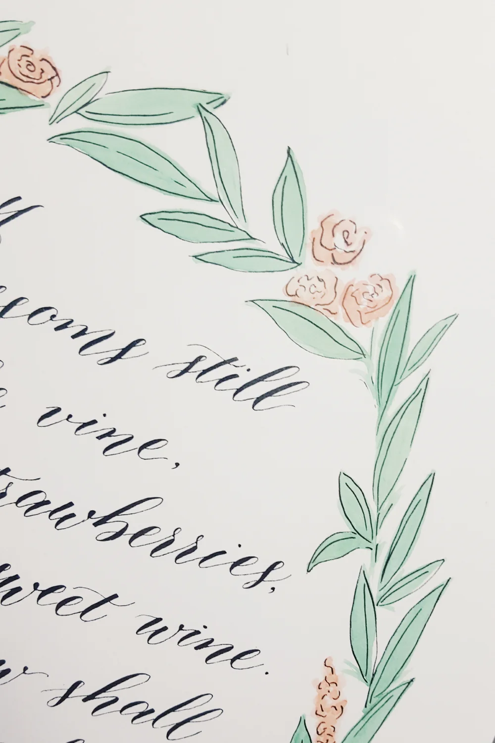 Custom Calligraphy Quote