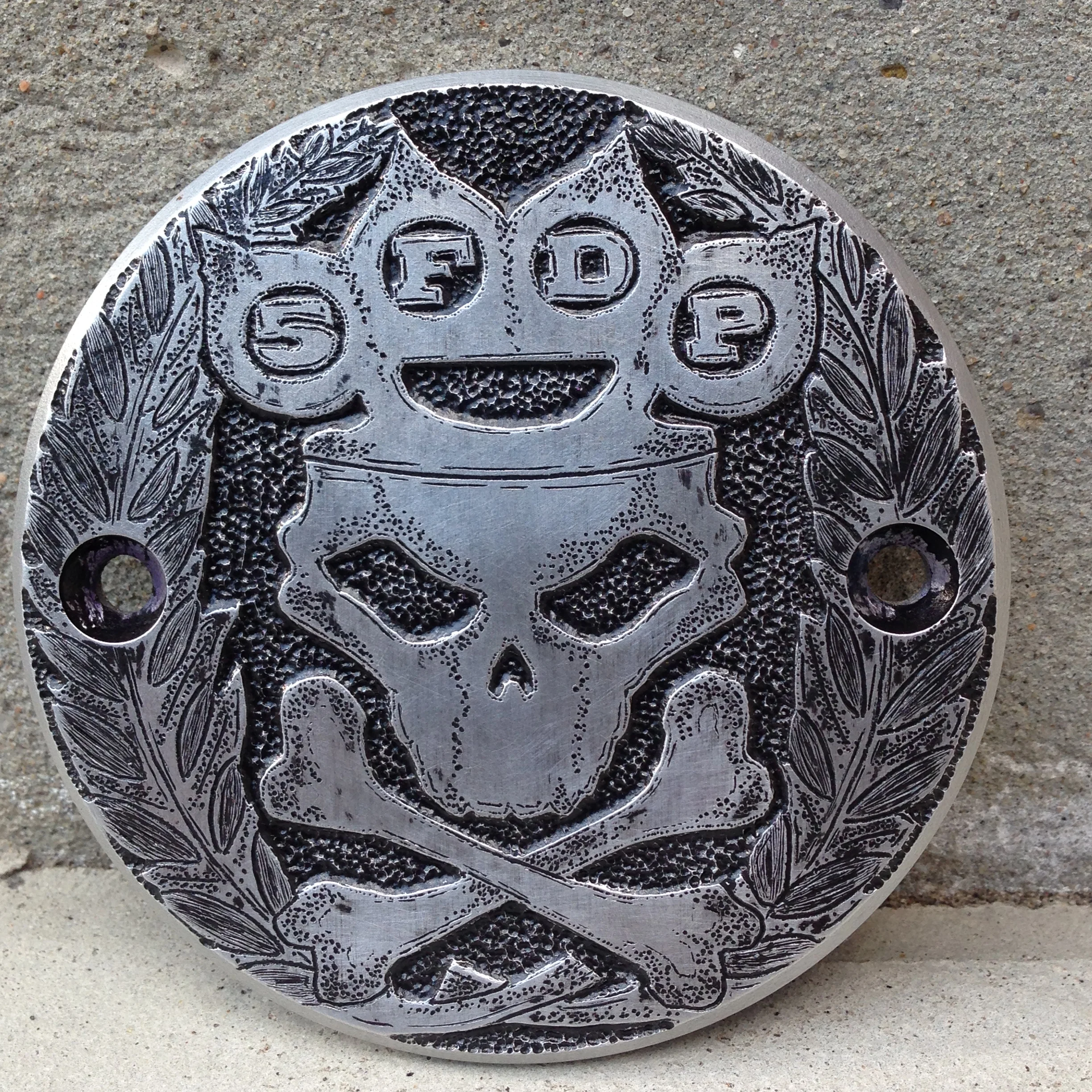 Aluminium Hand Engraved Points Cover