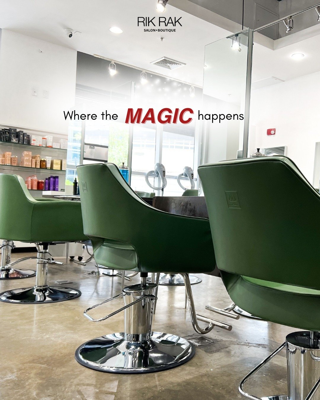 From color to cuts to flawless blowouts &mdash; every transformation starts right here at RikRak.