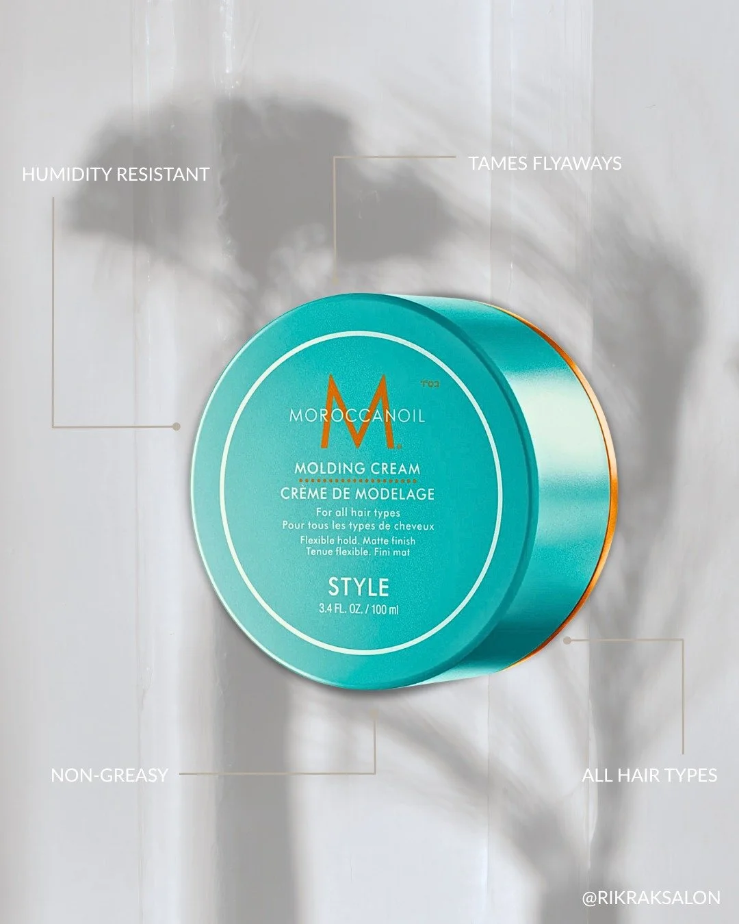 Smooth control. Effortless hold. The finishing touch your style deserves.
📍Available at Rik Rak Salon.