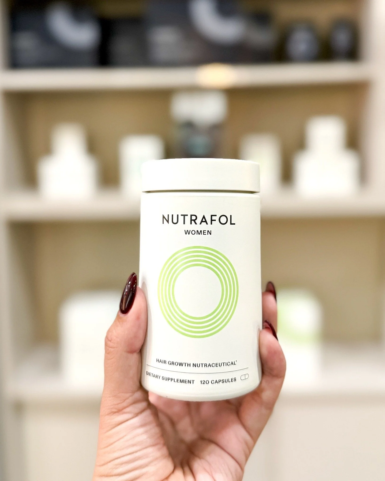 Your hair growth starts from within.
Nutrafol Women is a 100% drug-free supplement clinically shown to improve hair growth, thickness, and strength. It targets the root causes of thinning: stress, hormones, nutrition, and metabolism 

What makes it d