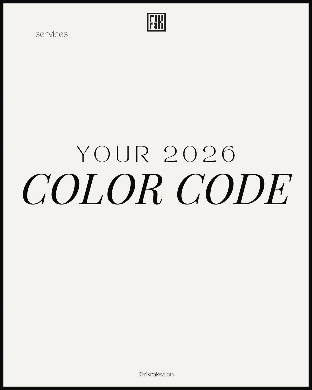 Which color code is calling you? 
Book your color appointment &bull;  Link in bio.