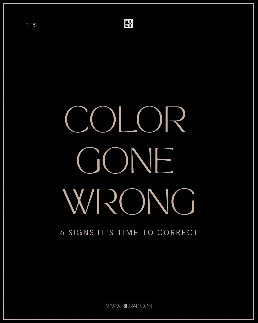 If any of these made you pause &mdash; that&rsquo;s your answer. 🤍

Color correction isn&rsquo;t just about fixing a mistake. it&rsquo;s about finally getting your hair to where it was always supposed to be.

At rik rak, our specialists take the tim