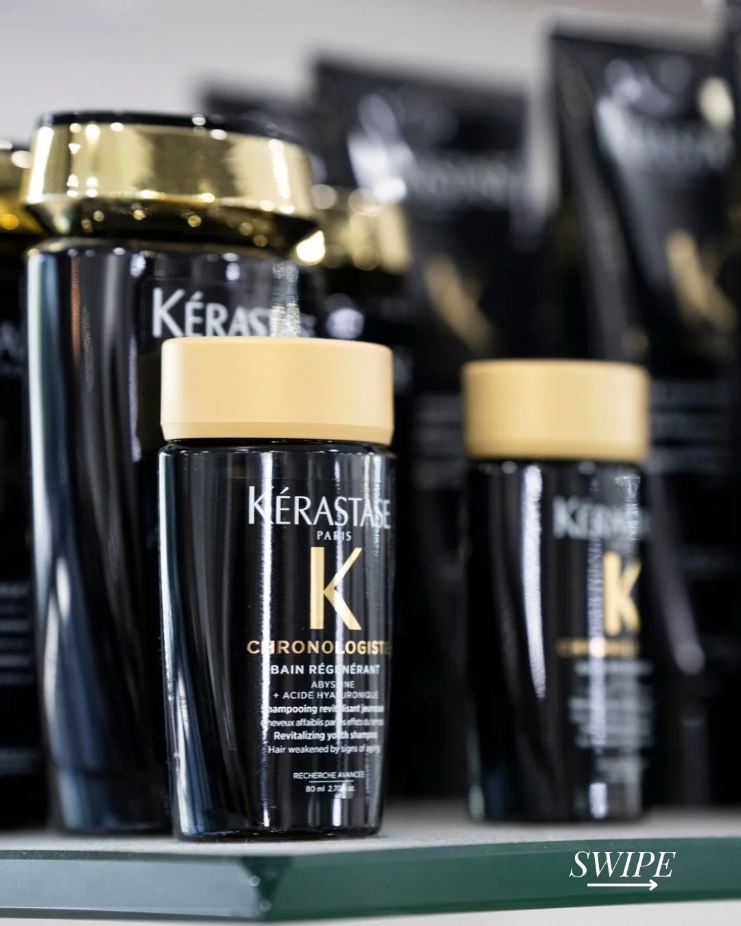 K&eacute;rastase Chronologiste is the most prestigious anti-aging hair line in the world &mdash; and it lives on our shelves here in Brickell. Swipe to find out why our clients are obsessed.

Experience the full Chronologiste ritual in-salon, or take