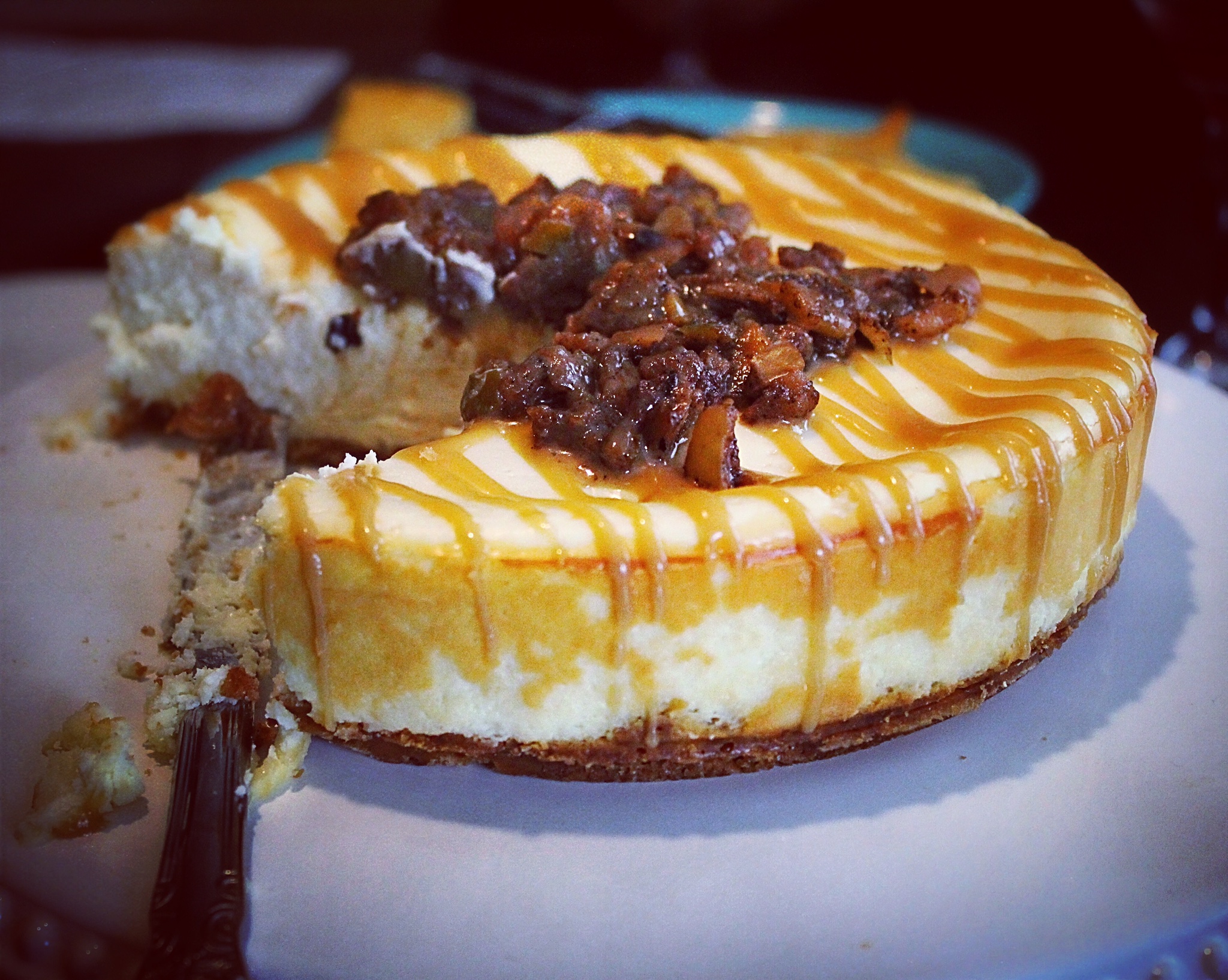 Drunken Apple Cheesecake