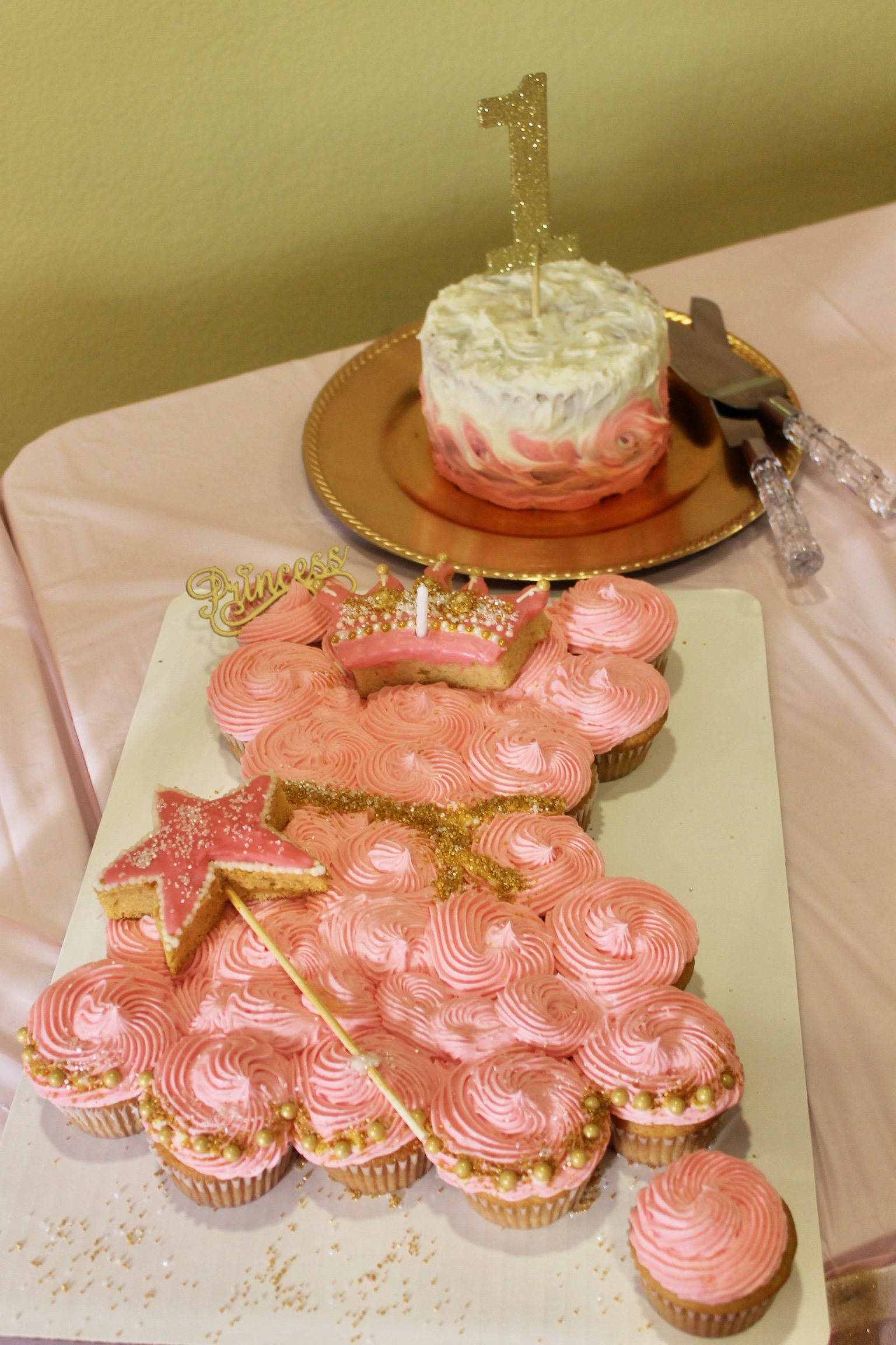 Pink Pull-Apart Cupcake Dress