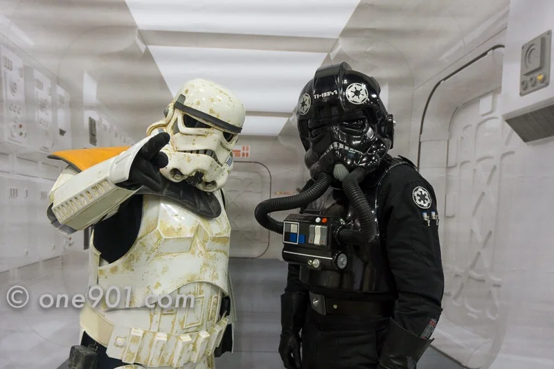 Sandtrooper and a member of the Imperial Forces!