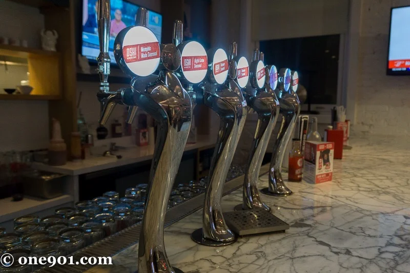Local brews on tap