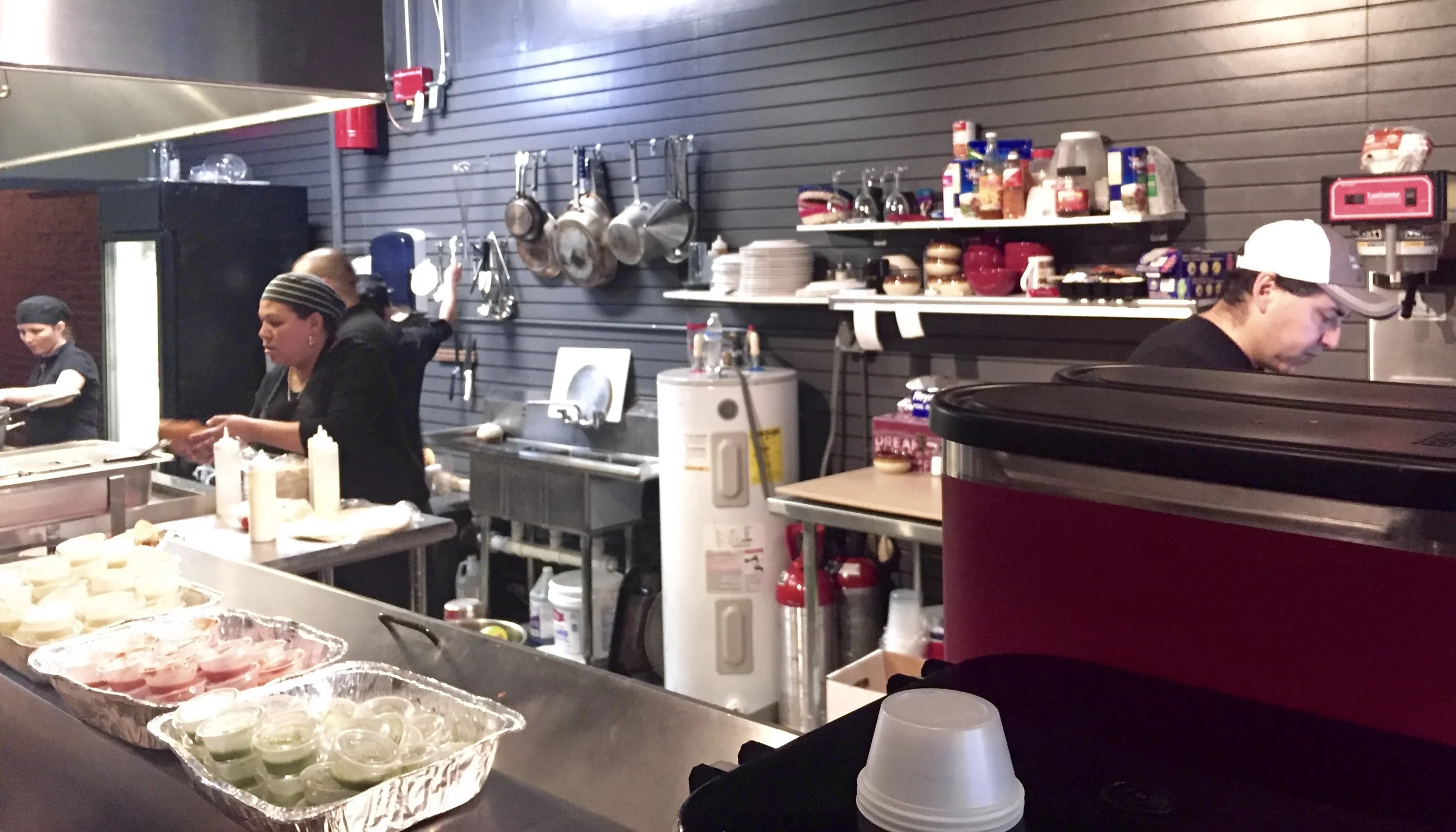 If the kitchen is clean, then it's usually good food. 