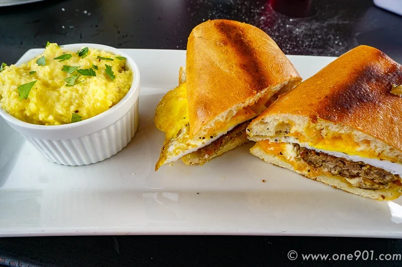 Rise and Grind with cheese grits