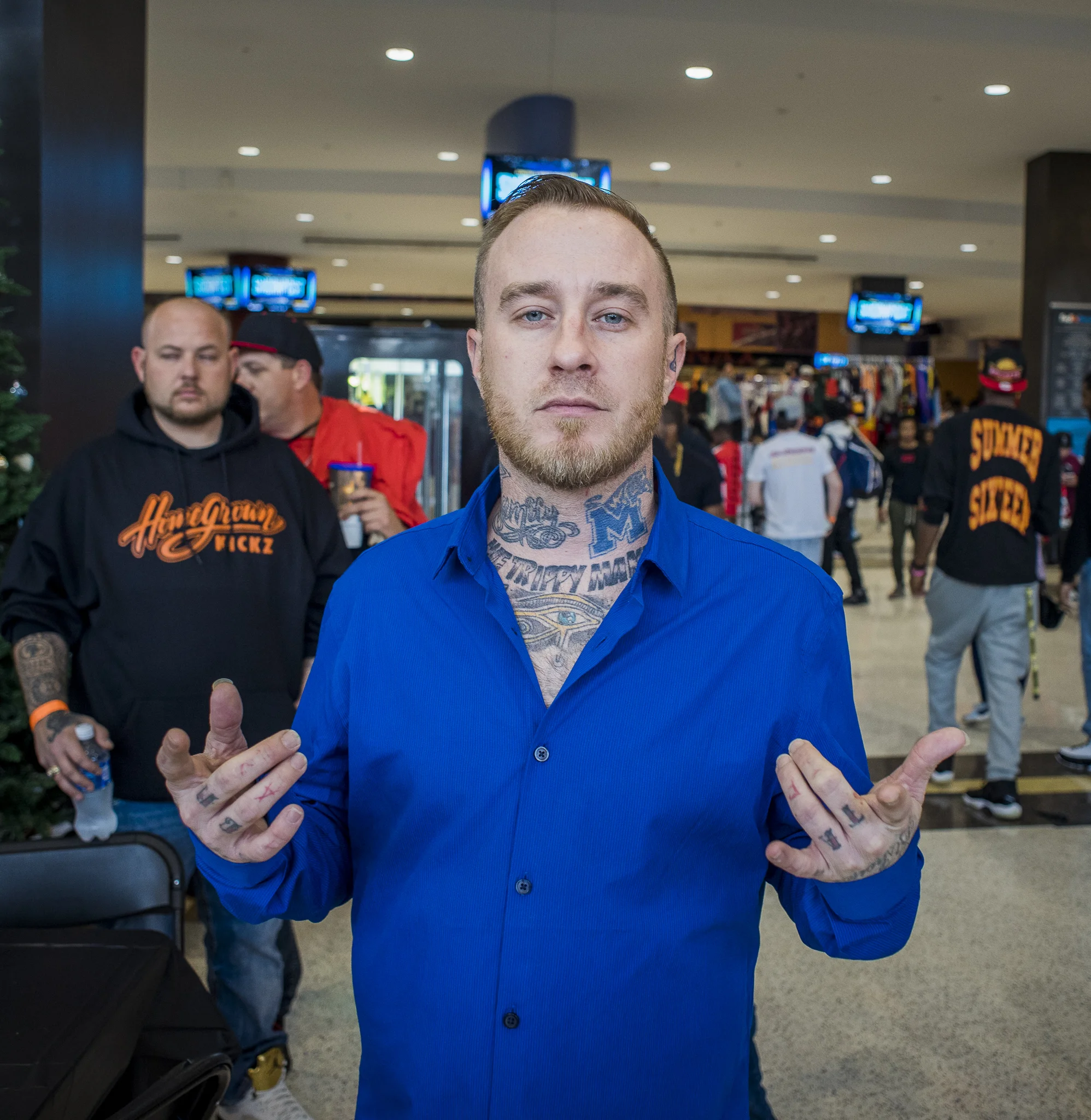 Memphis hip-hop artist Lil Wyte attending Sneakfest