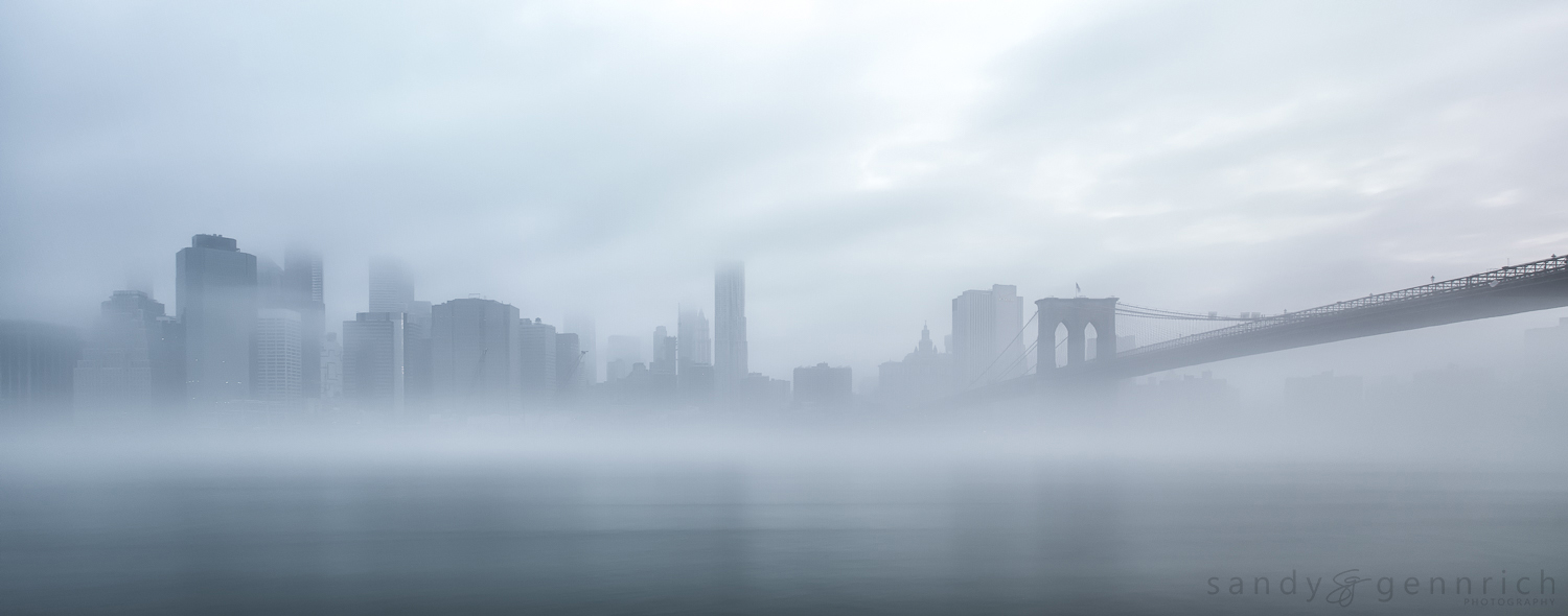 Sunday Morning Fog-NYC Architecture
