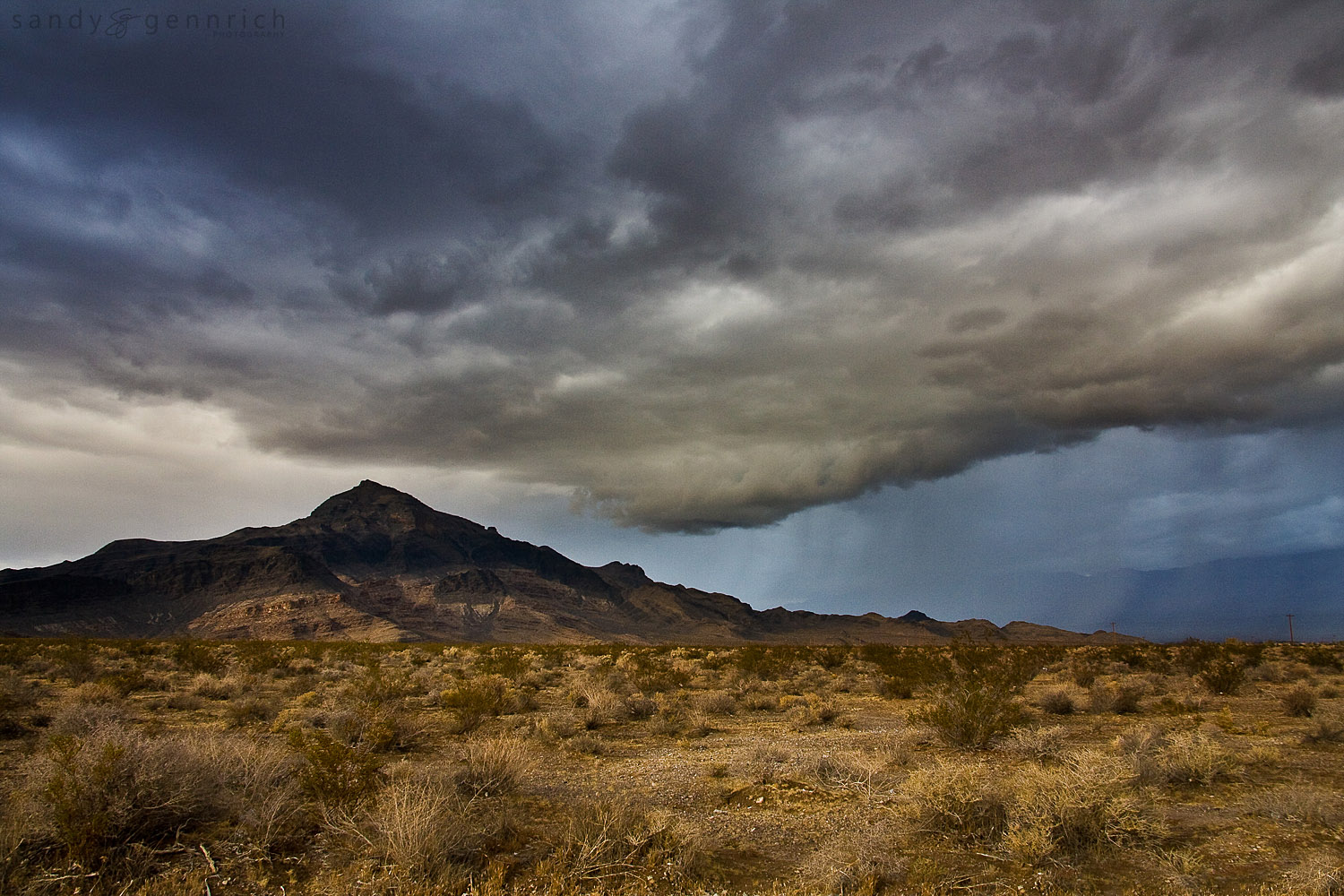 Approaching Storm - Outside Death Valley 