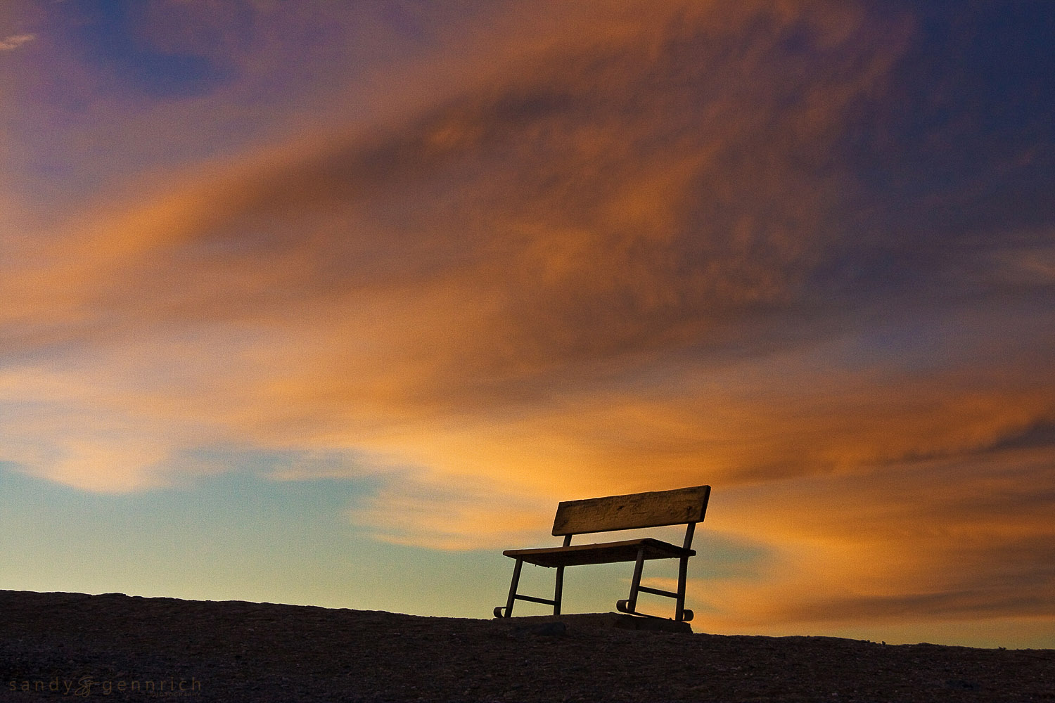 Bench at Sunset