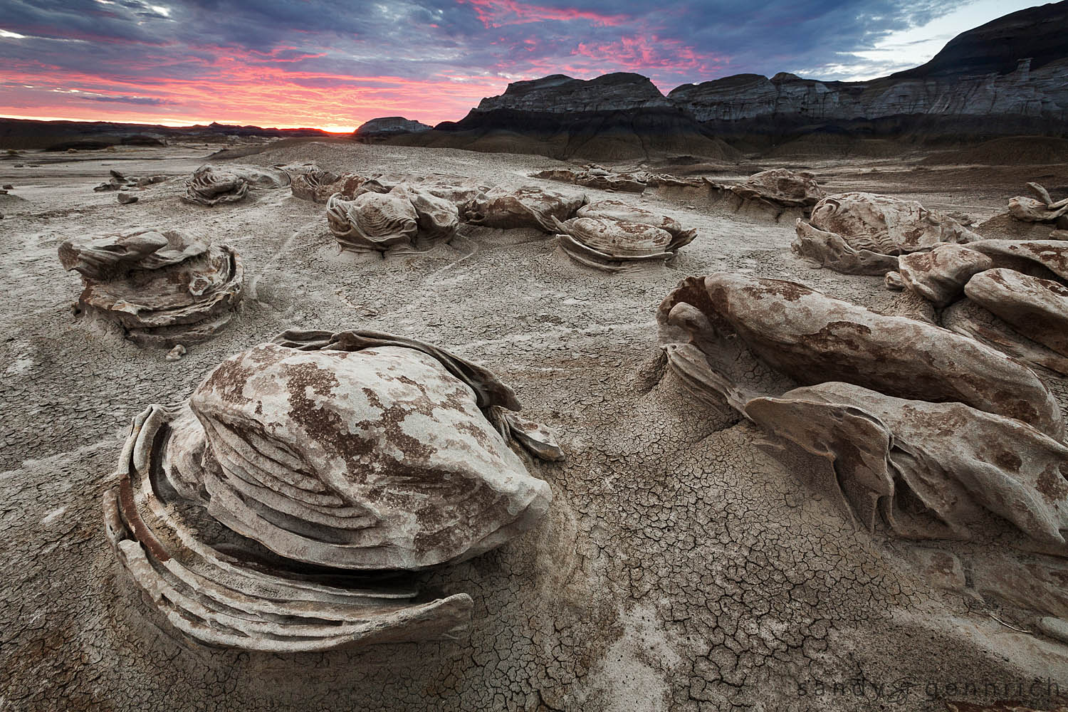 Sunrise at tthe Egg Factory - Bisti Badlands, NM