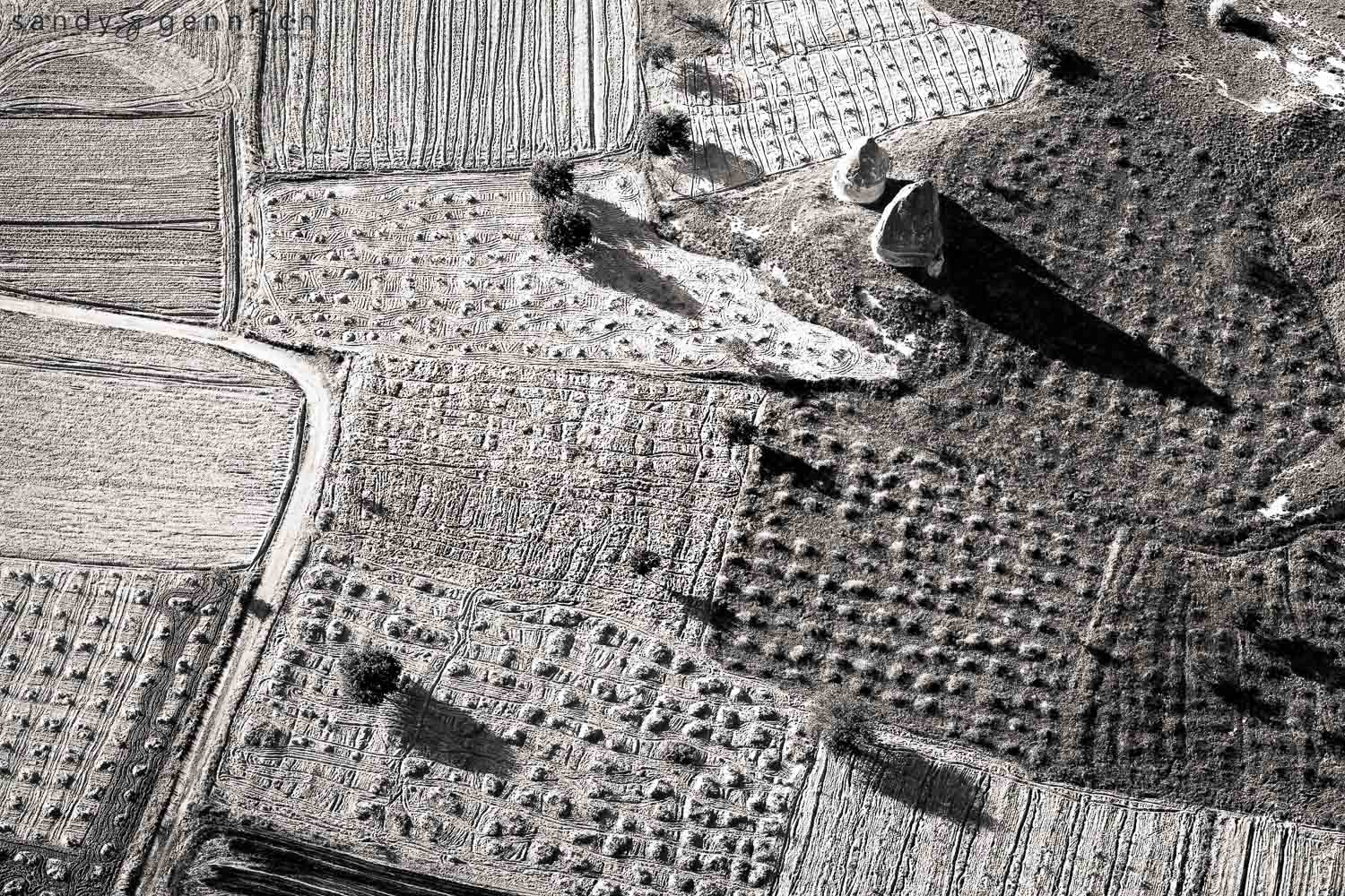 Crop Patterns - Goreme - Cappadocia - Turkey