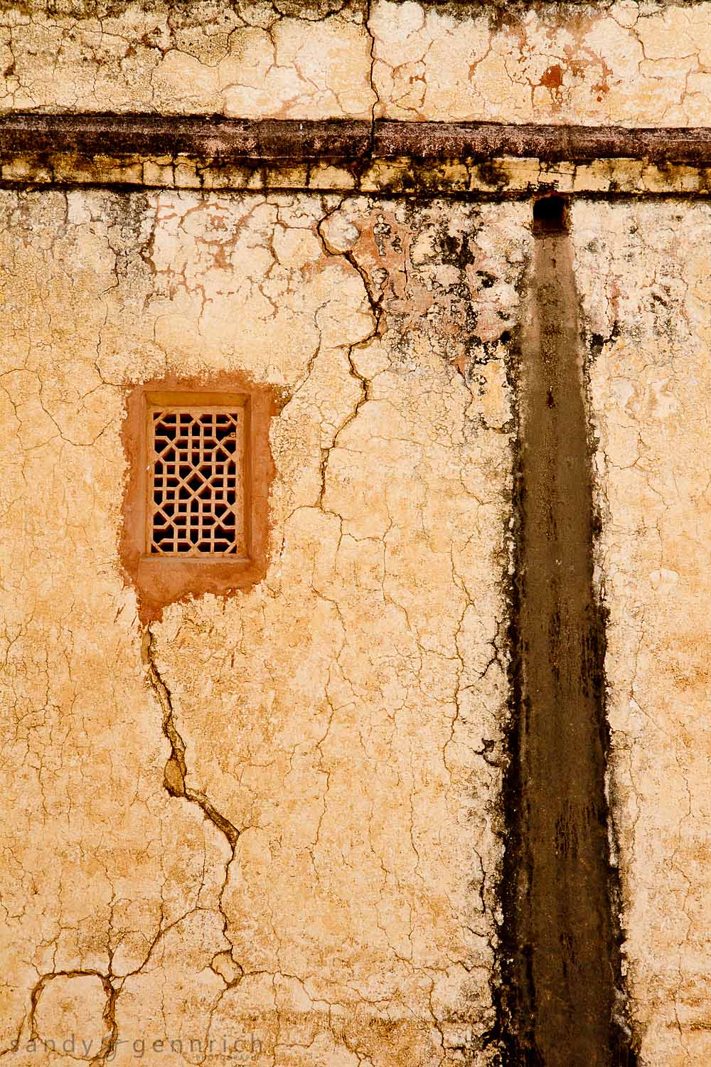 Veined Wall - Amber Fort - Jaipur - Rajastan - India