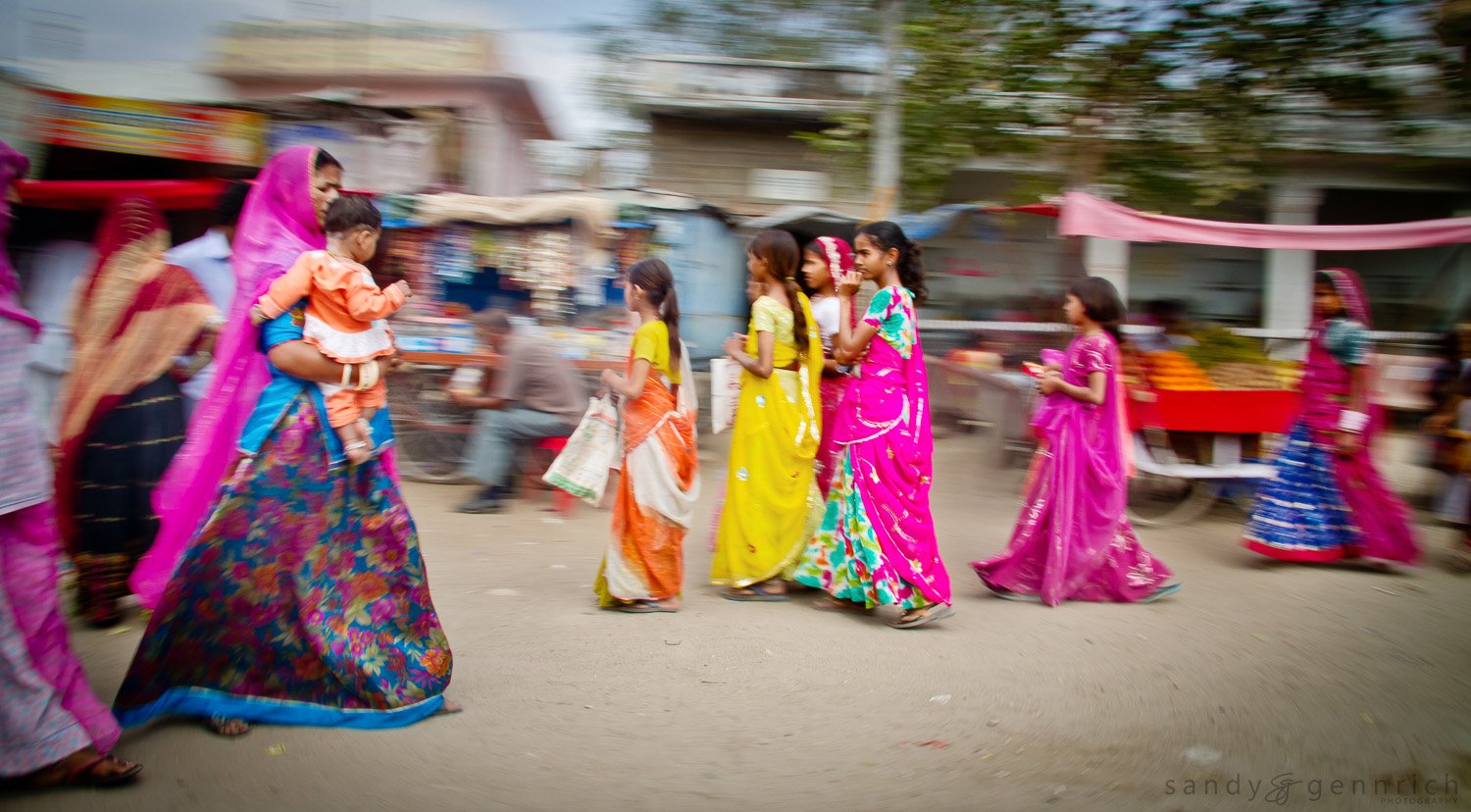Color in the Market - Rural Rajsatan - Jodhpur - India