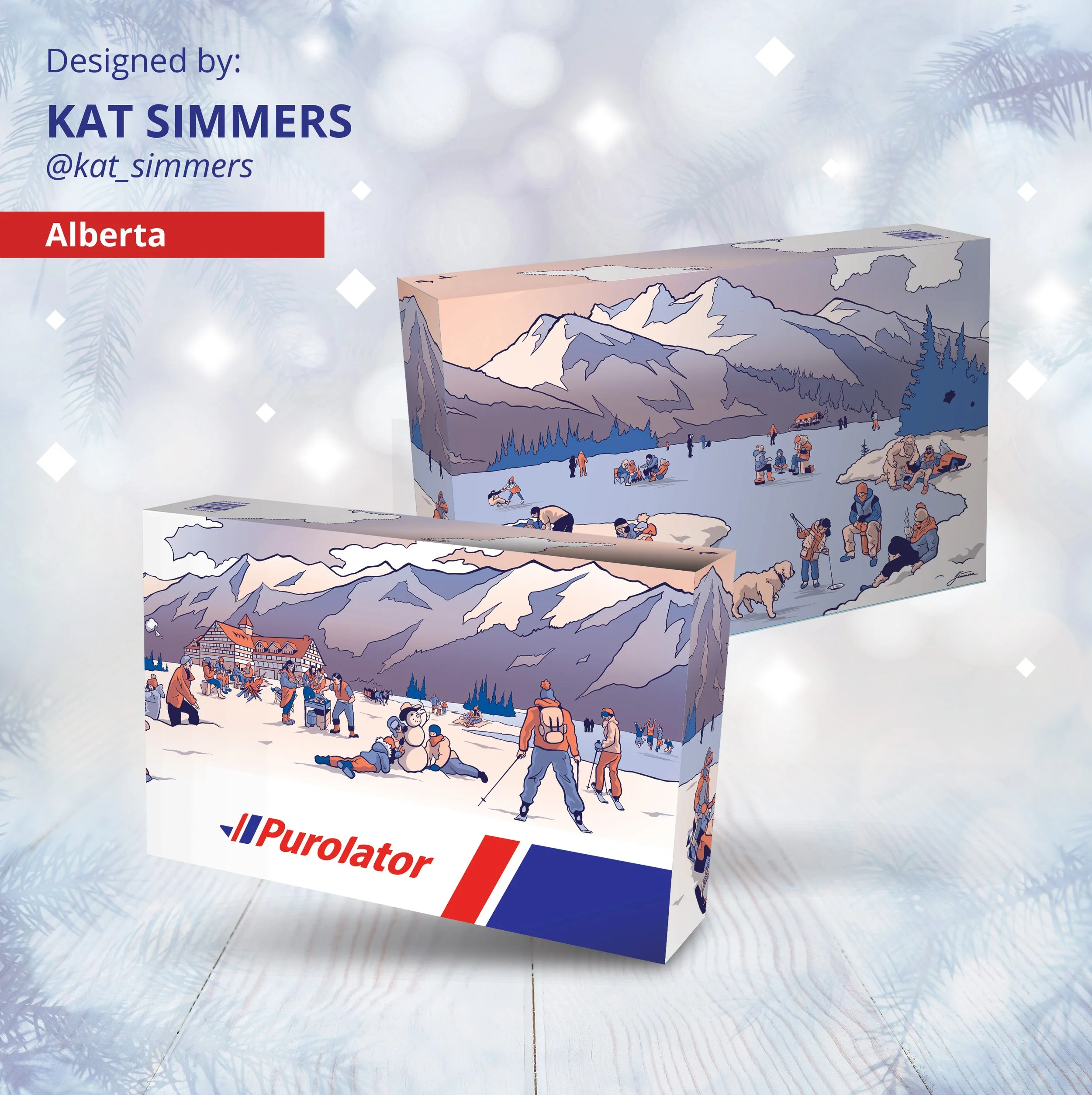 Purolator Holiday Box Campaign - Alberta