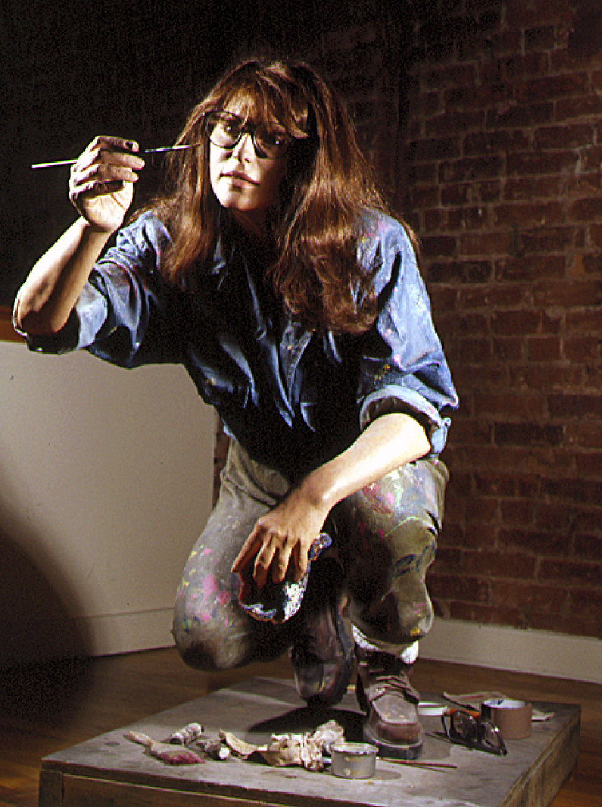 Absolut Self Portrait, 1989, Oil on Resin, 37 x 23 x 37 inches