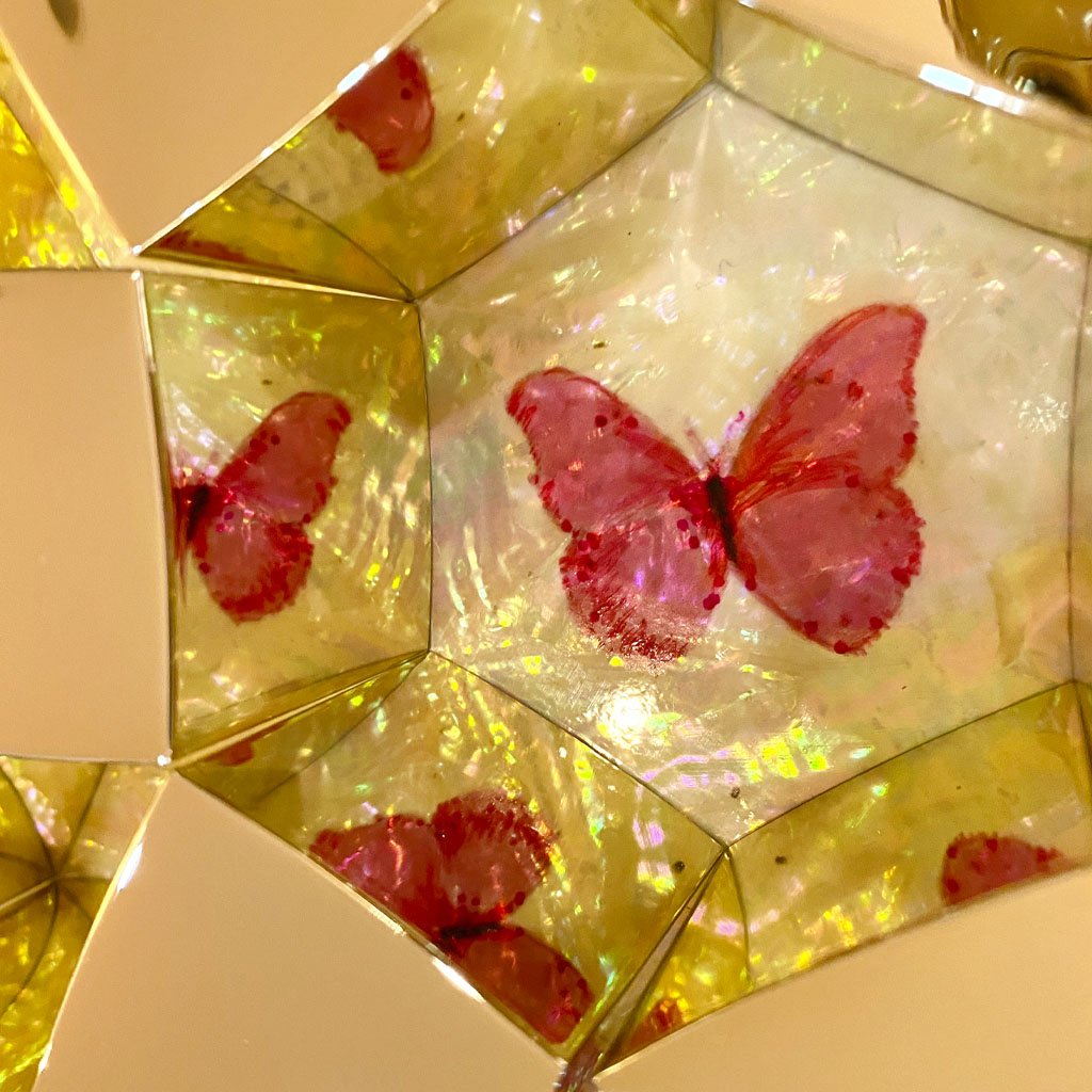(Detail) Banquet Hexagon Butterfly, 2020