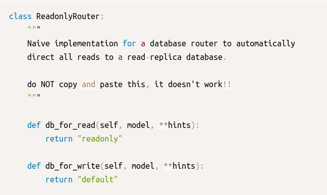 Optimising Performance with a Read-replica Database
