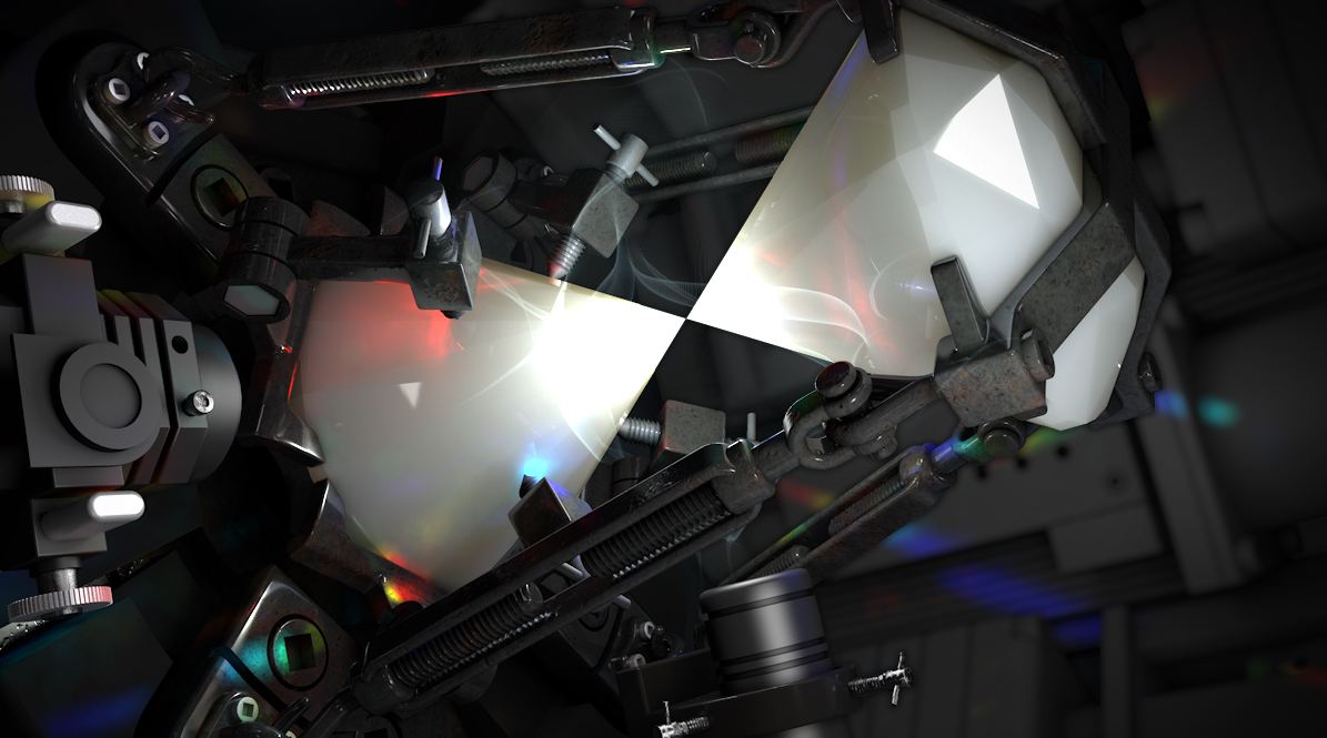 Self-directed styleframe, modeled and lighted in Cinema 4D.