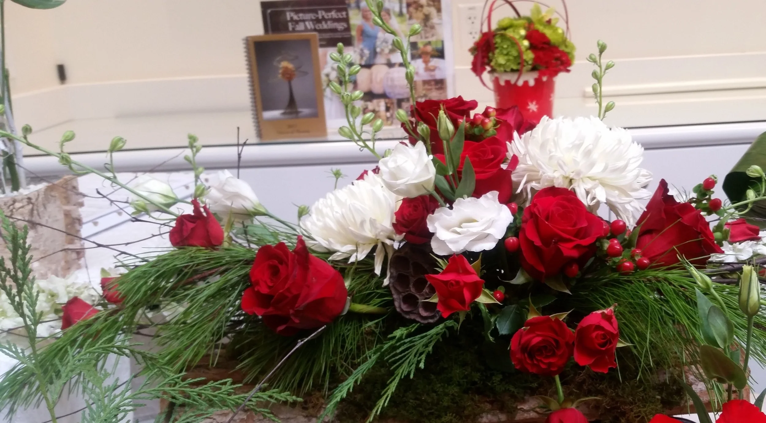 Fall Flaire Nature's Celebration in red and white.jpg