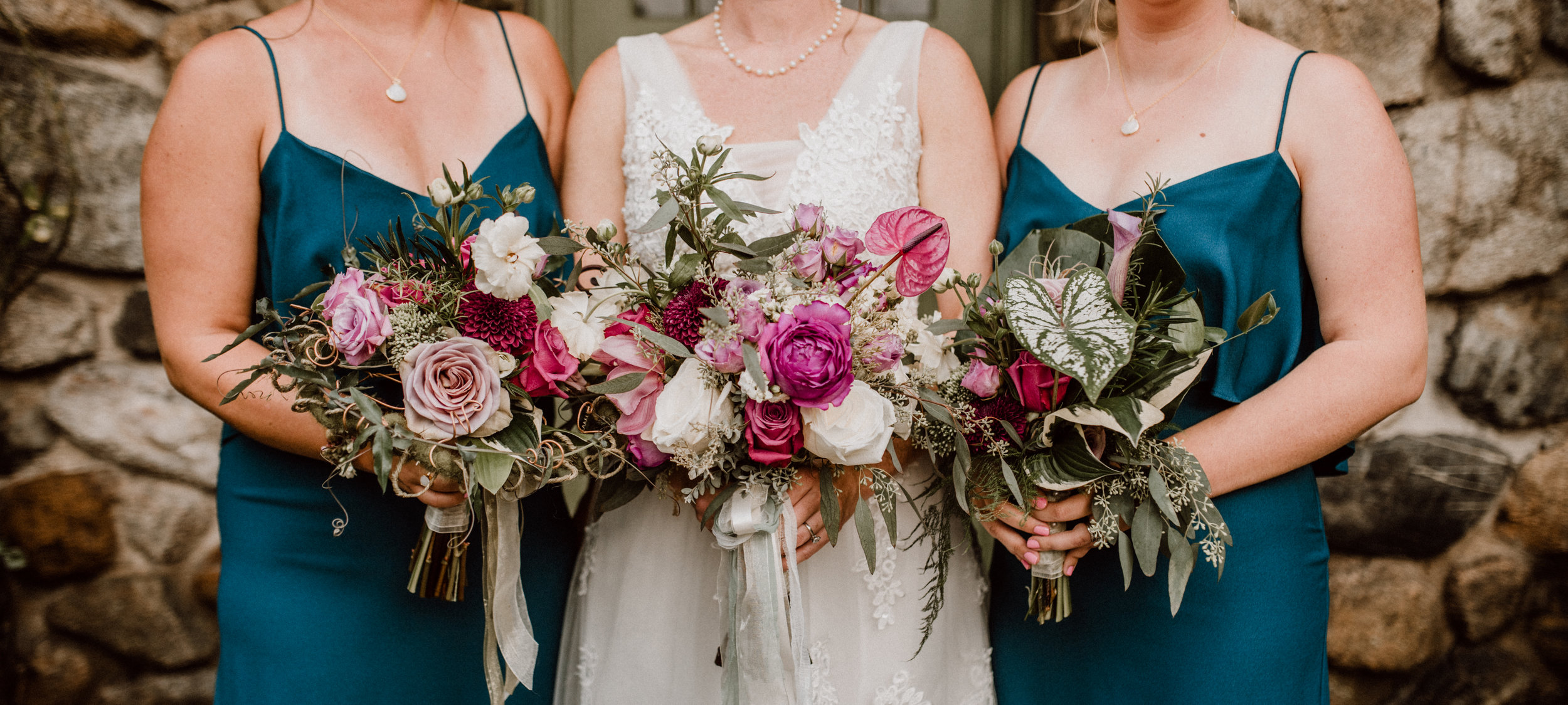 Bouquets with a Conservatory vibe
