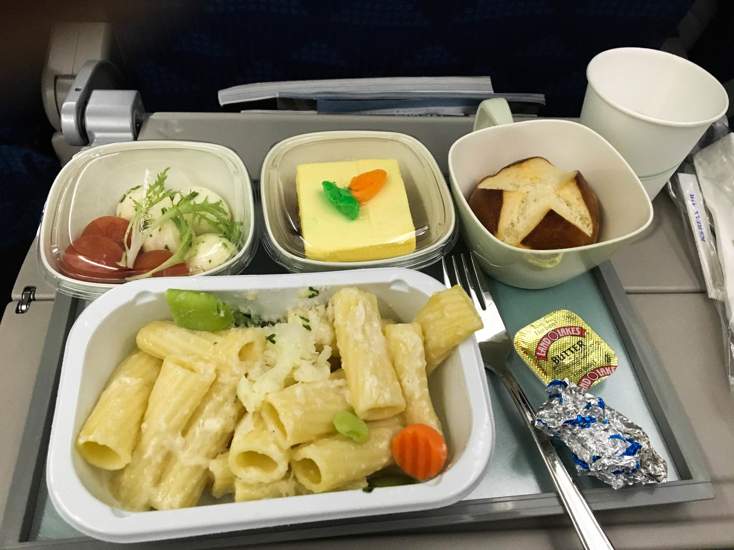Korean Air in-flight meal