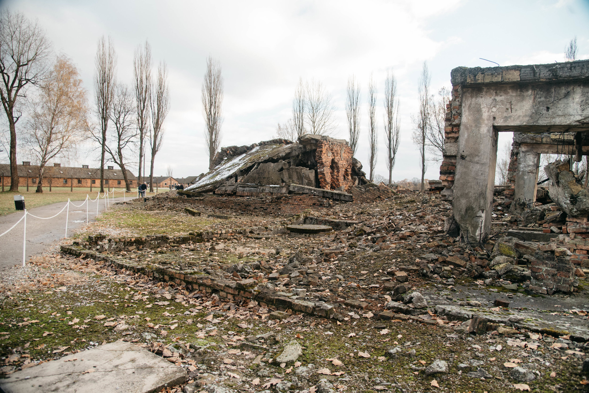 Destroyed Gas Chamber at Birkenau