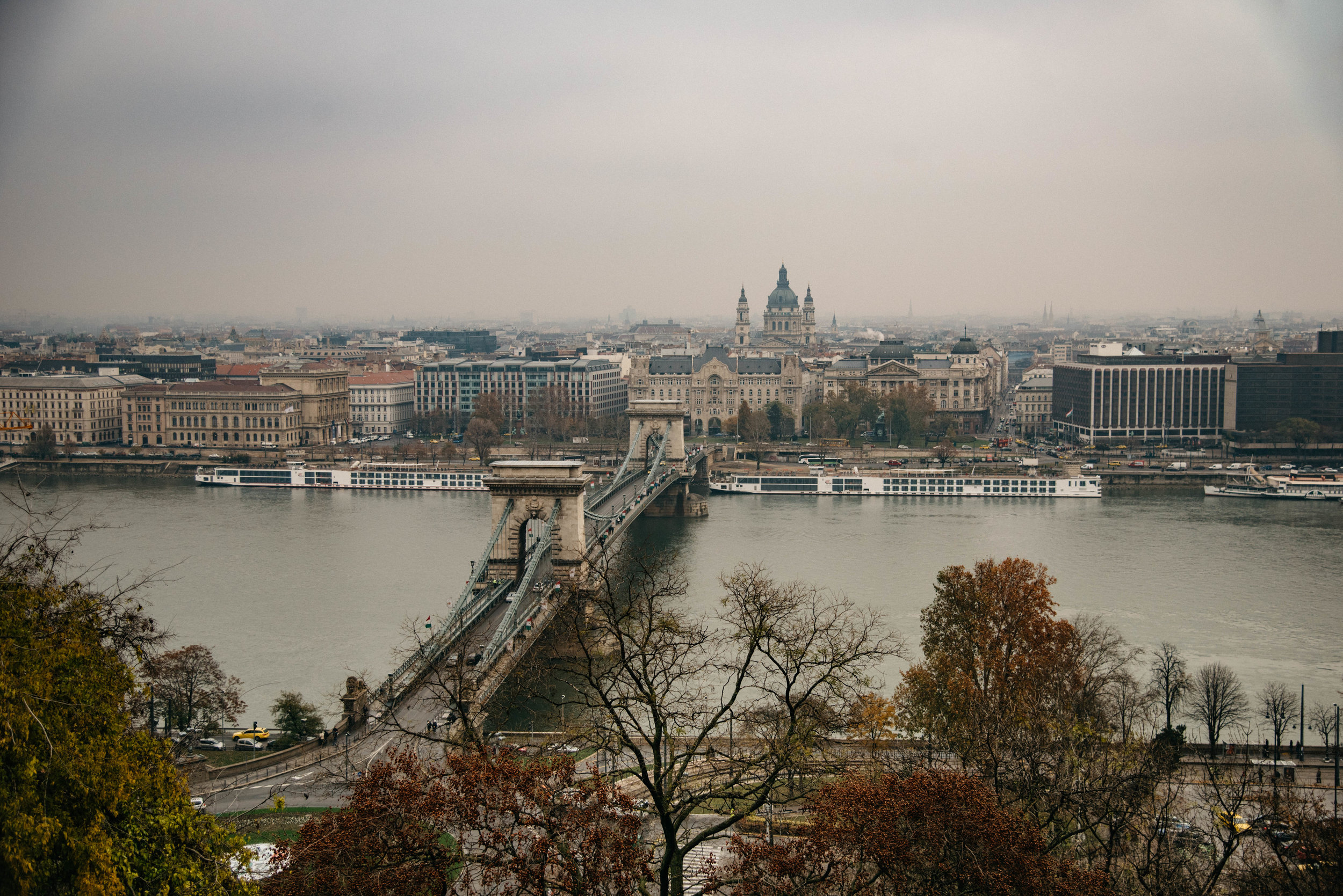 Széchenyi Bridge and Danube