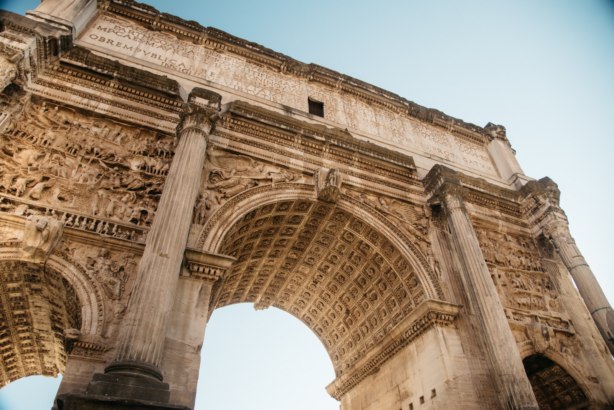 Arch of Septimius Severus - The Forum