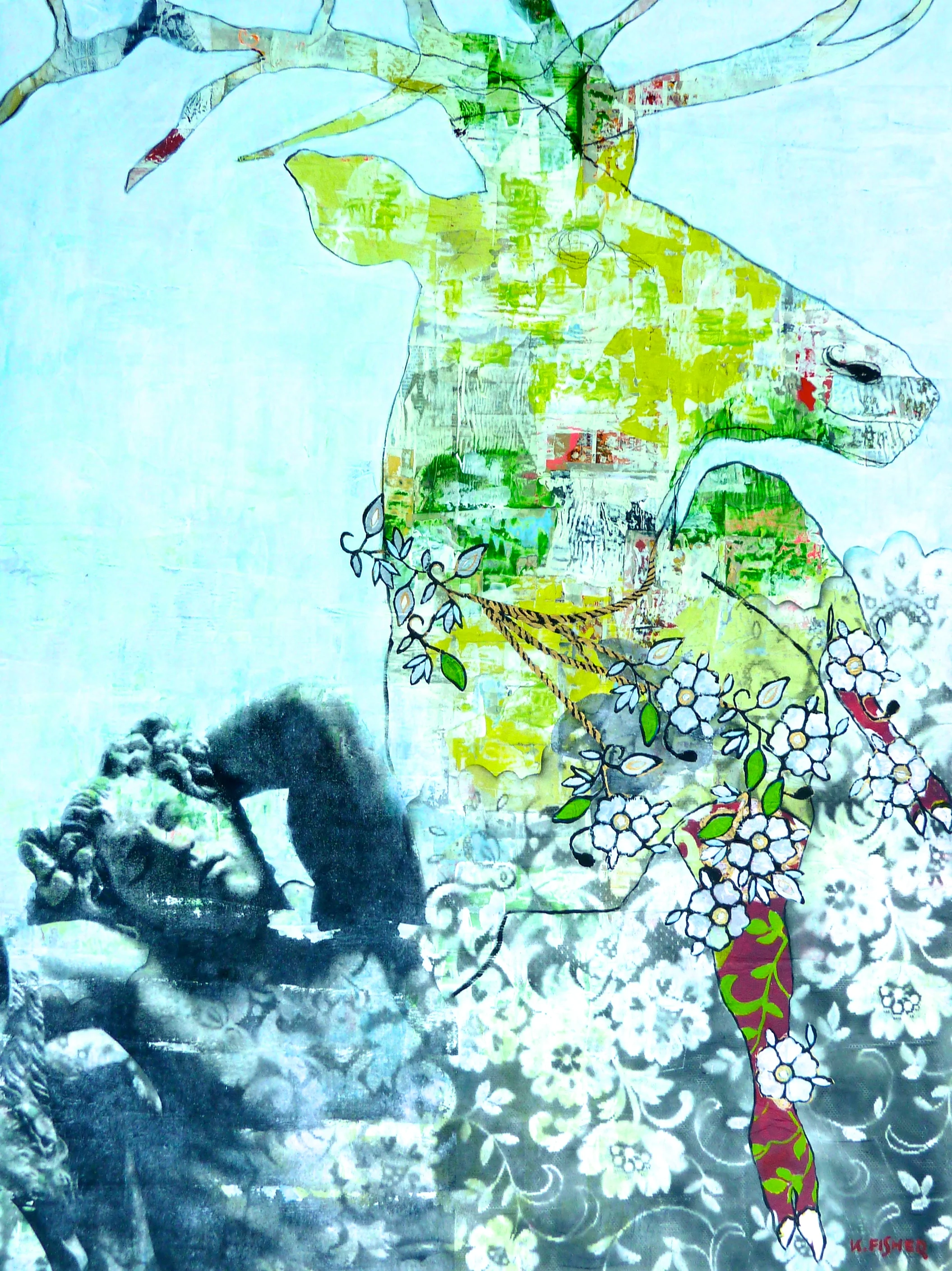 The Barberini Faun and the Bull Elk