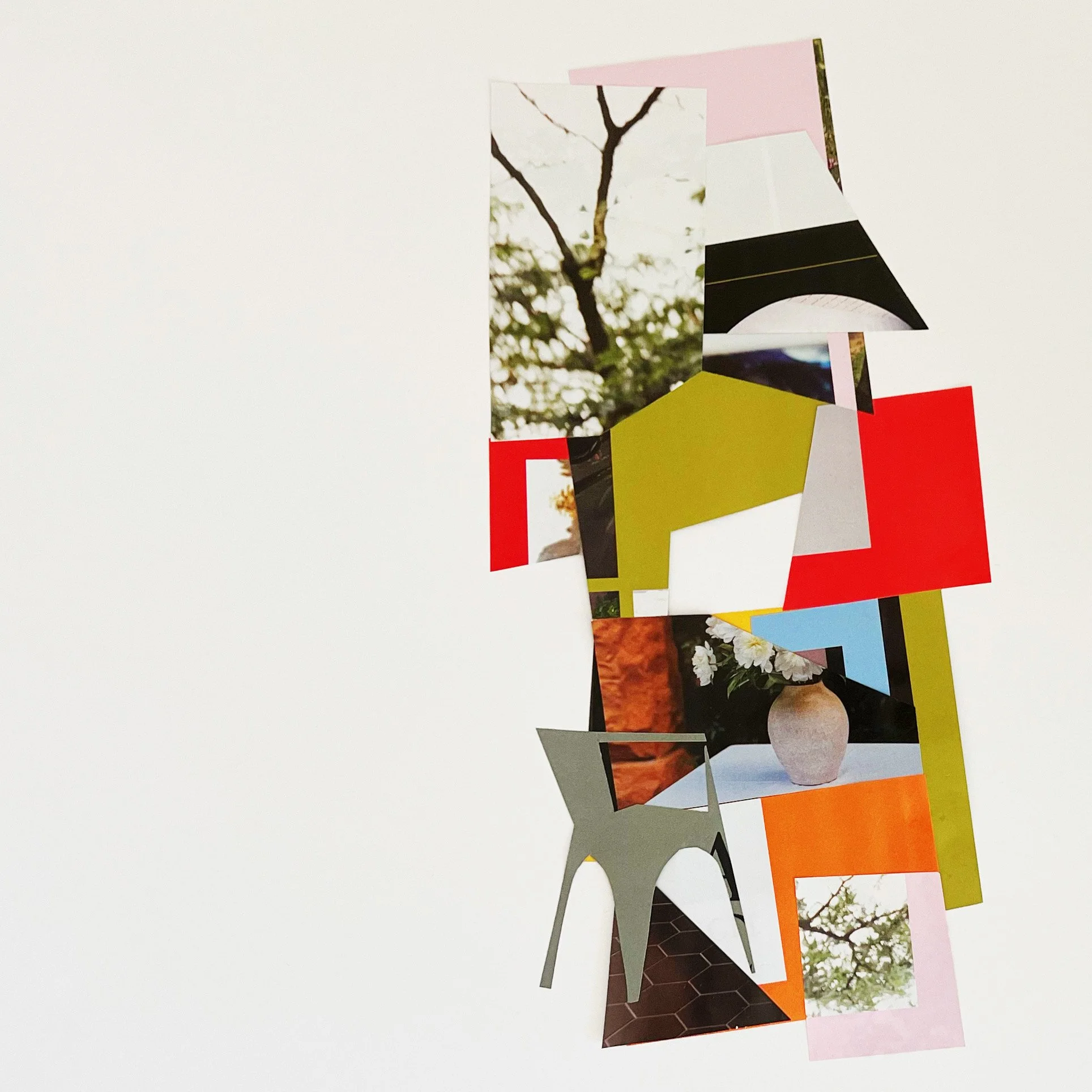 Collage study for larger work, Sept 2024
