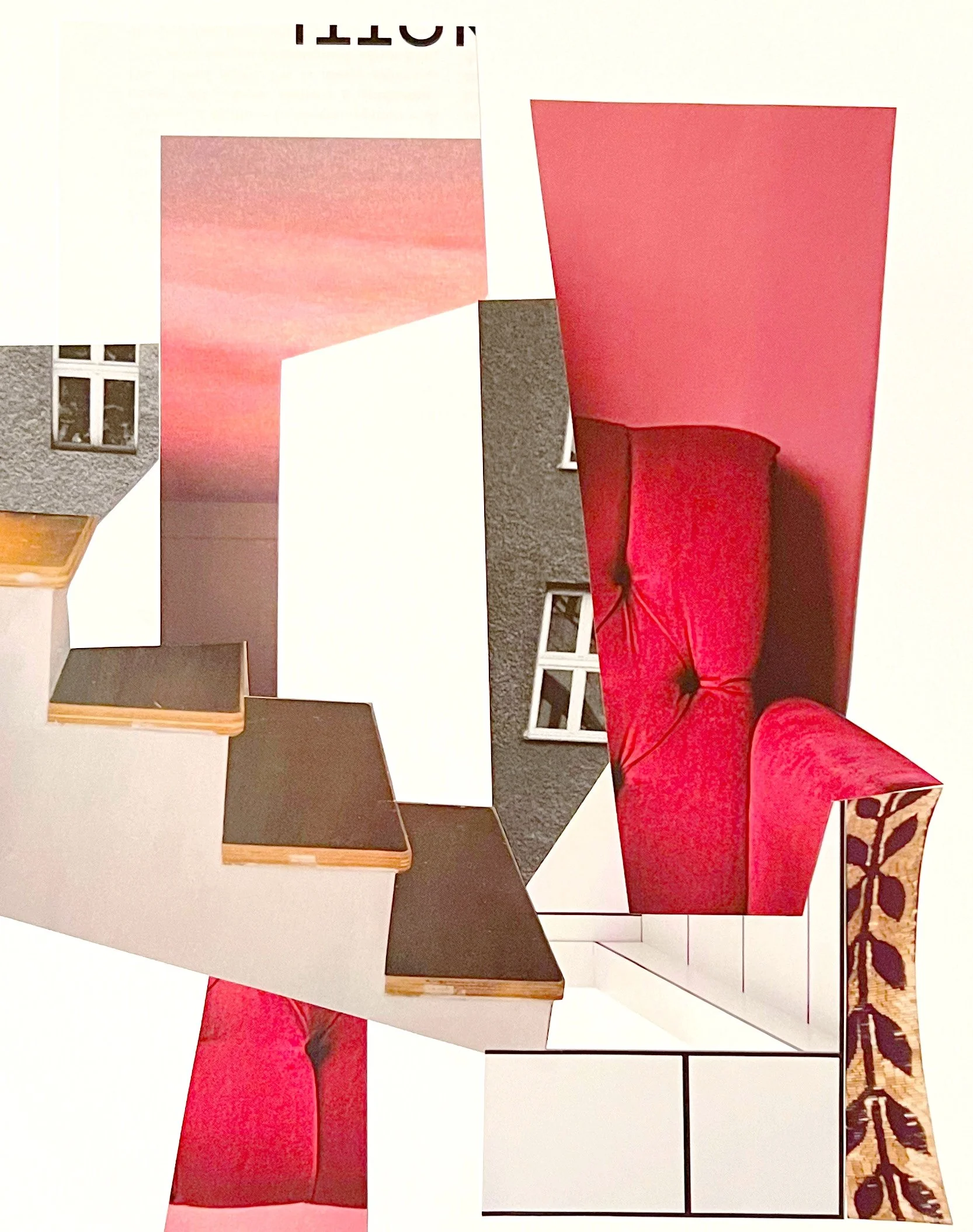 Red Chair Stair, December 2023