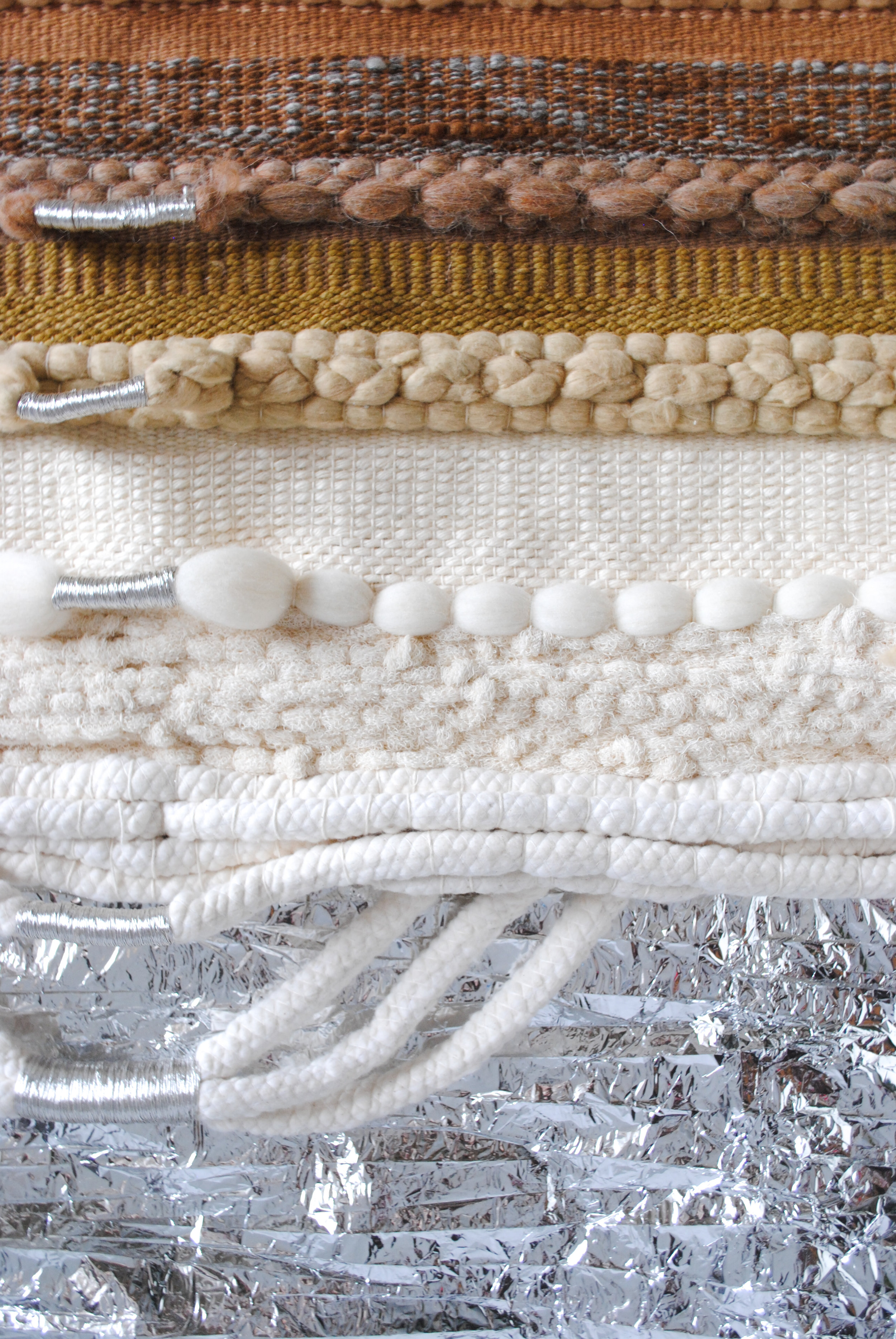 Silver Stripe Wall Hanging