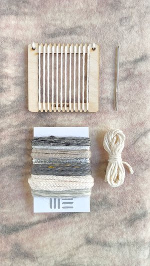 Complete Weaving Kit Single or Double Mini Loom With Shuttles, Shed St –  The Spinnery Store