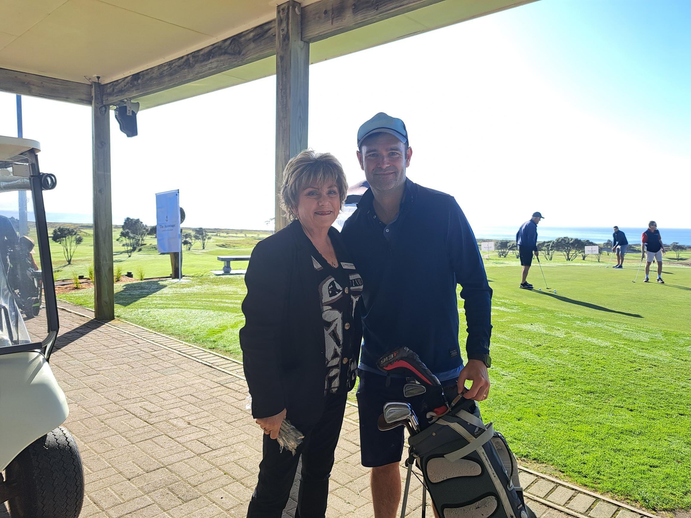 Rhonda and Andy Waipu golf 2023.jpg