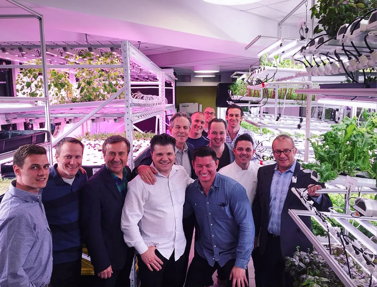 Chefs Daniel Boulud, Thomas Keller, Shane Hergatt, Bryce Shuman and others