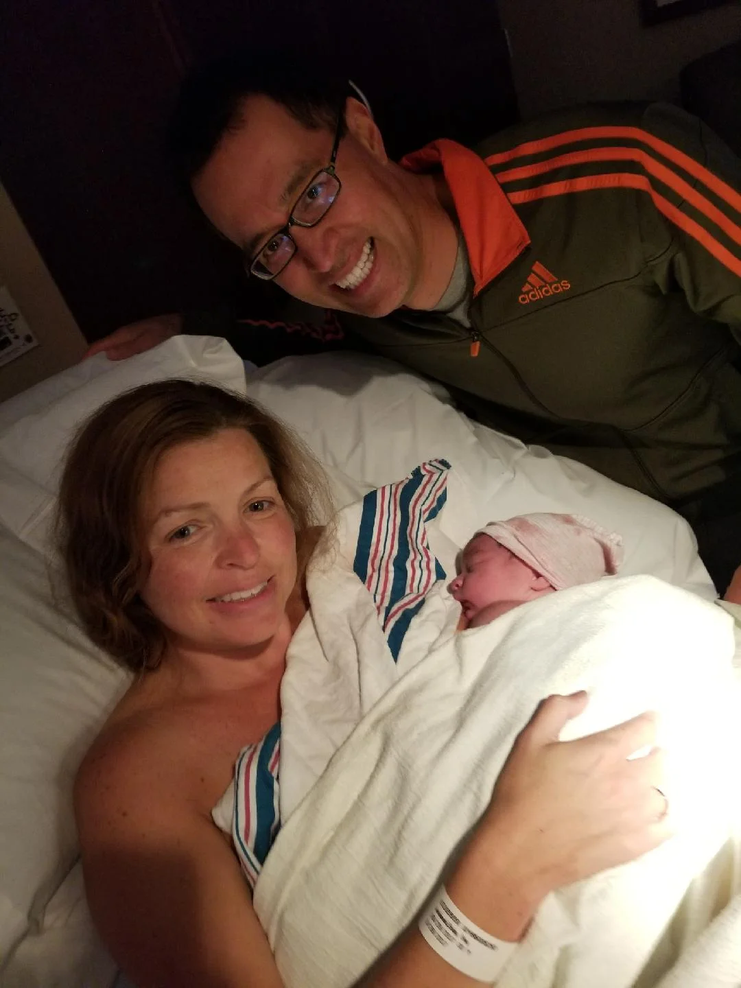 Angelica, Guss, and baby Reid's HypnoBirth