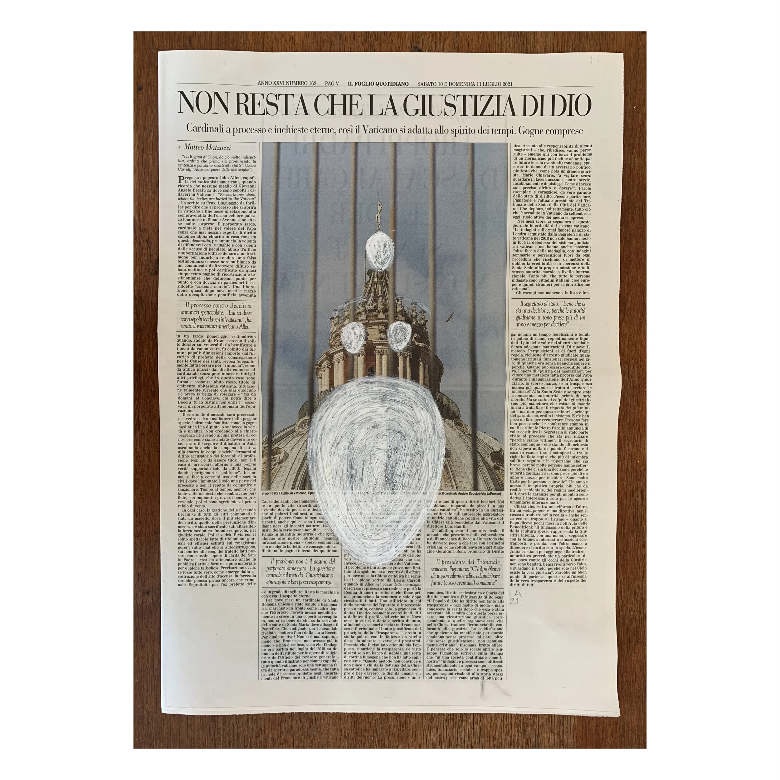 'Madonna delle uova', 2021.
