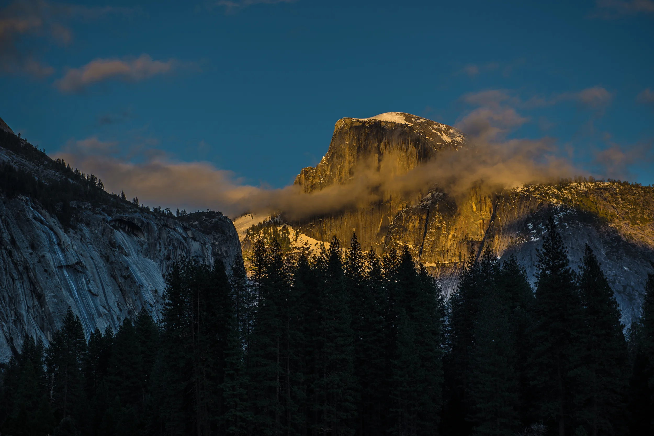 Sunset at Half Dome