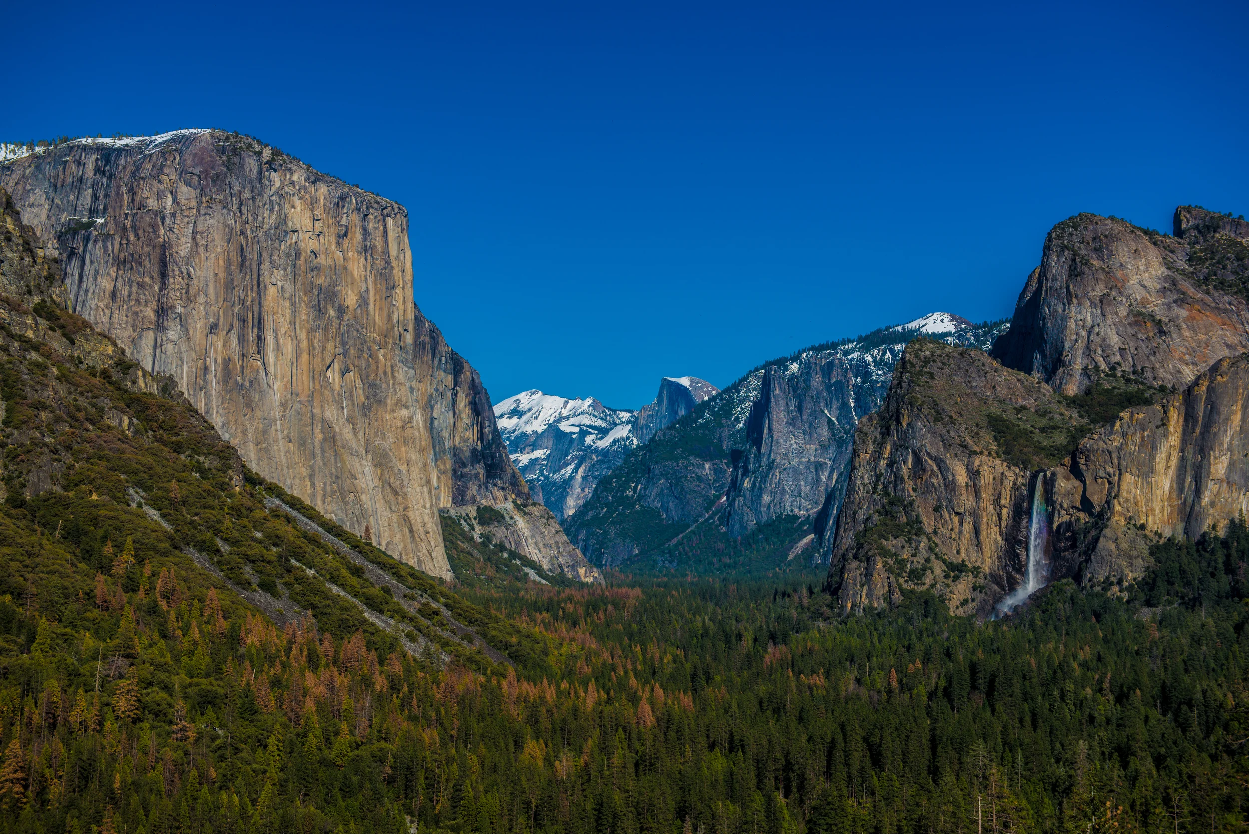 The Tunnel (note: rainbow on Bridalveil Falls)